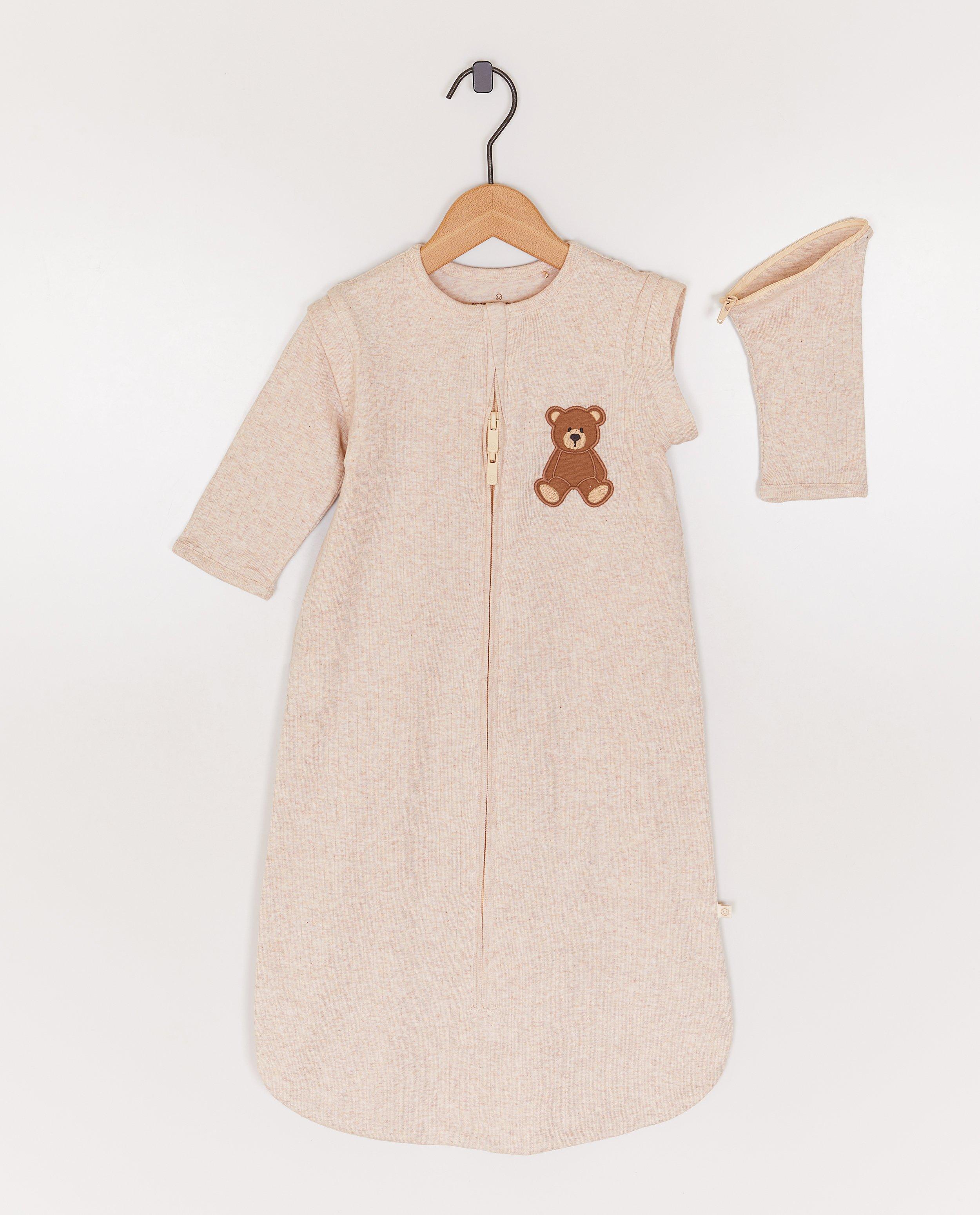 Slaapzak met afritsbare mouwen, TOG 0,6 - Product Detail - lichtbeige - afbeelding nummer 2