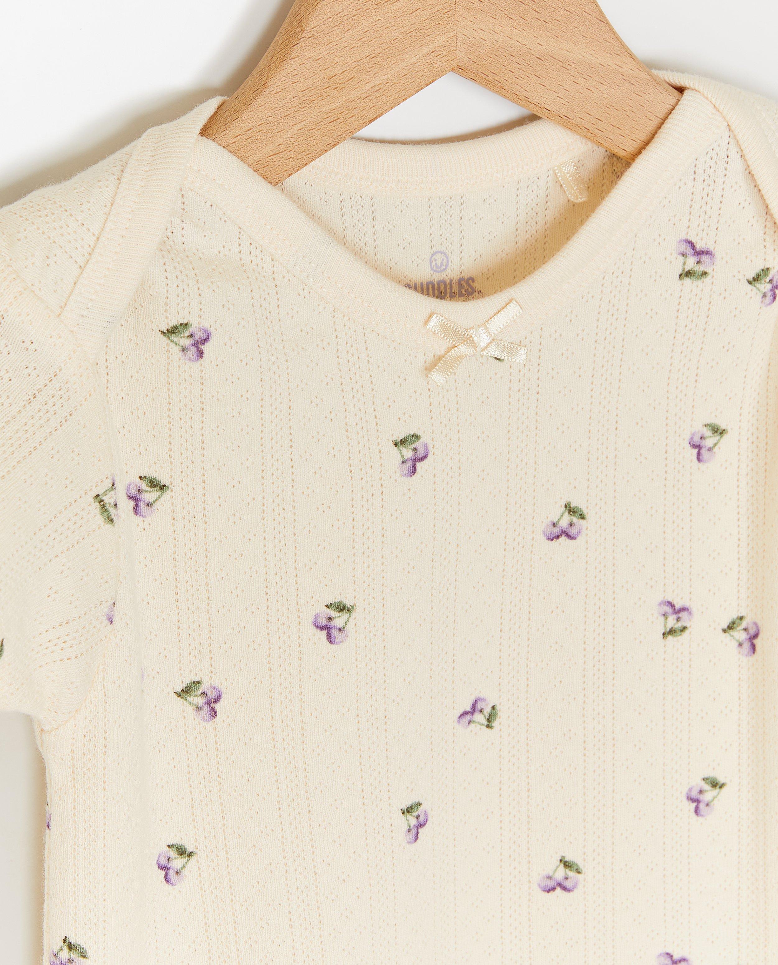 Romper met enveloppehals, 50-92 - Product Detail - wit - afbeelding nummer 3