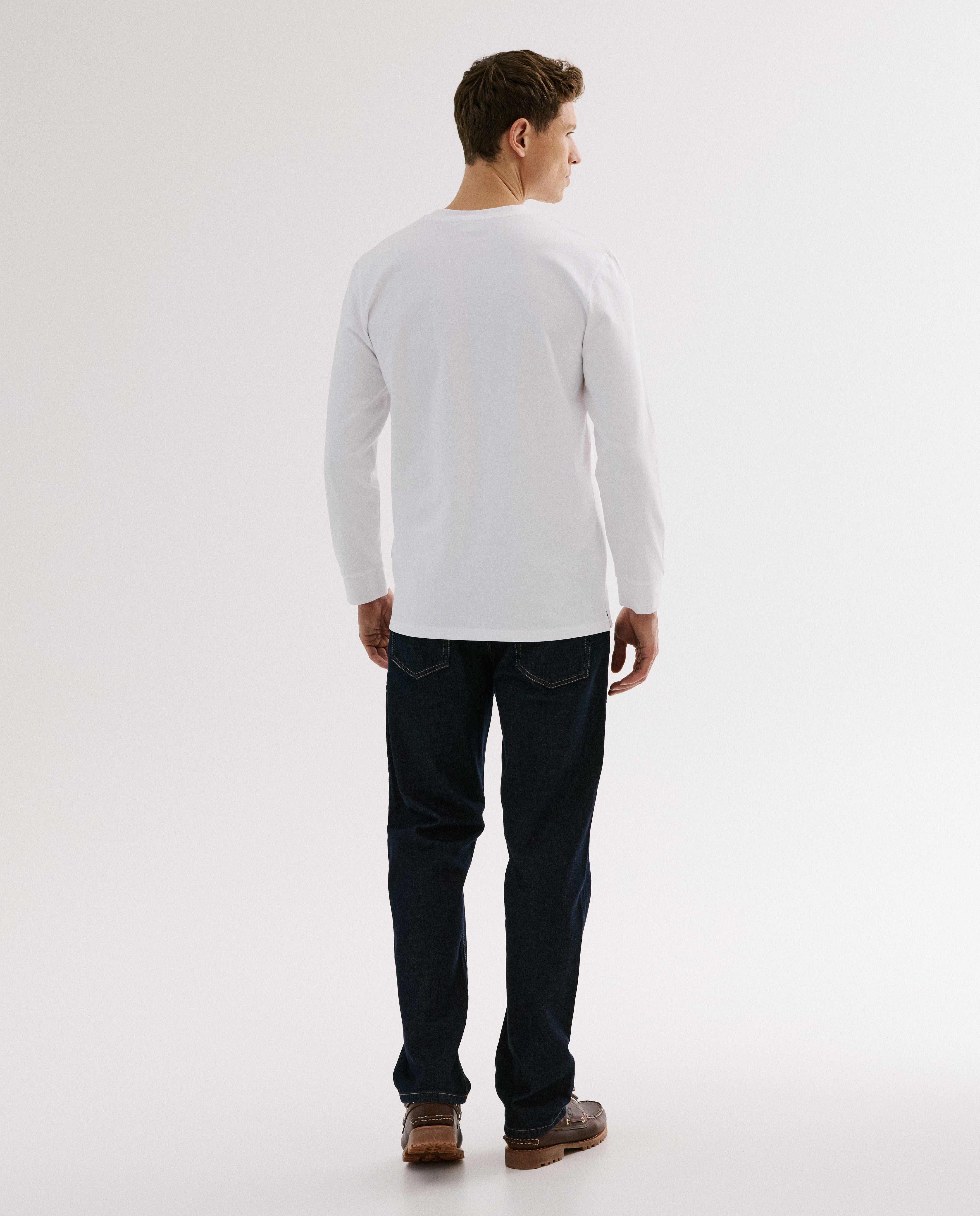 Witte longsleeve, relaxed fit - Product Detail - wit - afbeelding nummer 3