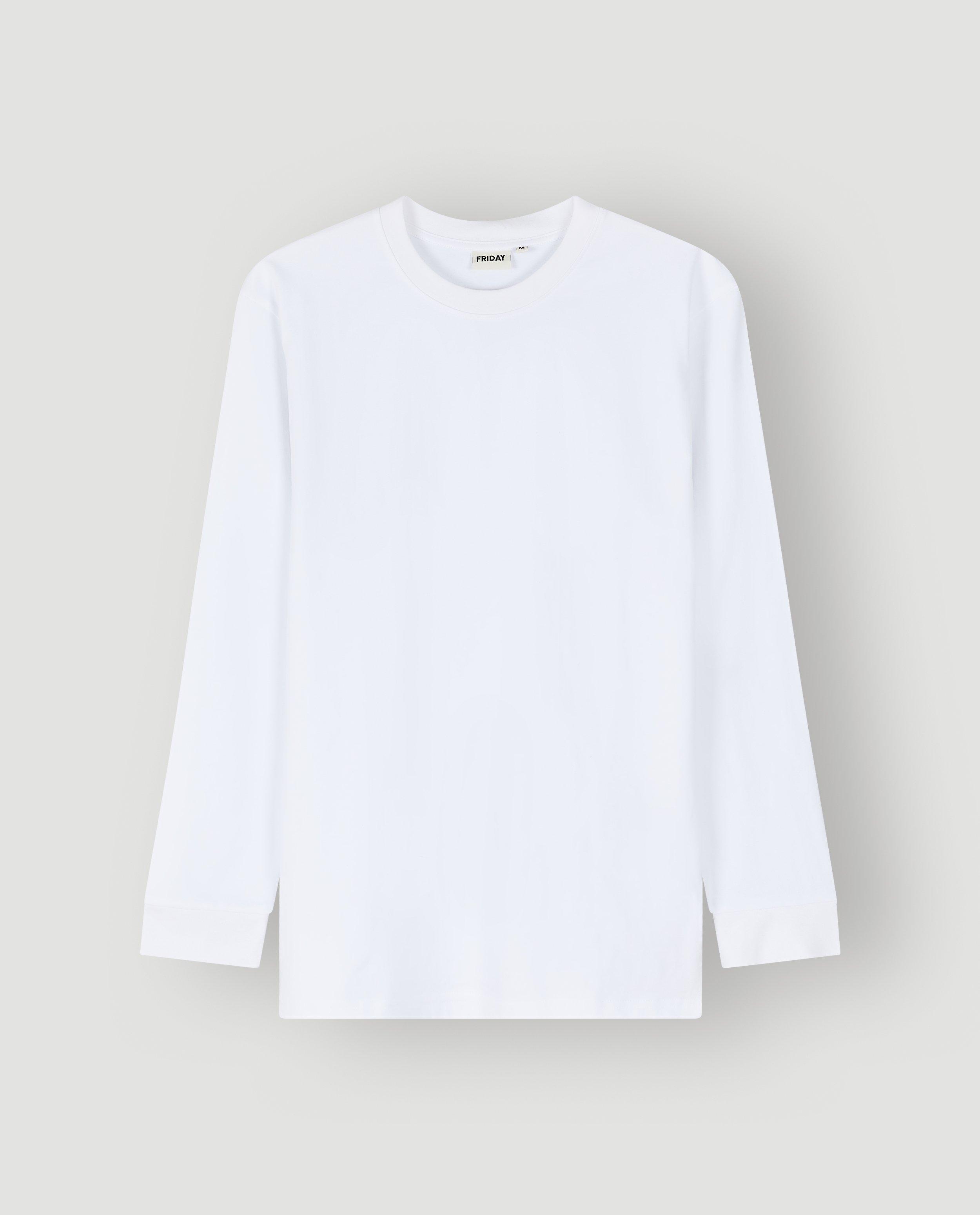 Witte longsleeve, relaxed fit - Product Detail - wit - afbeelding nummer 4