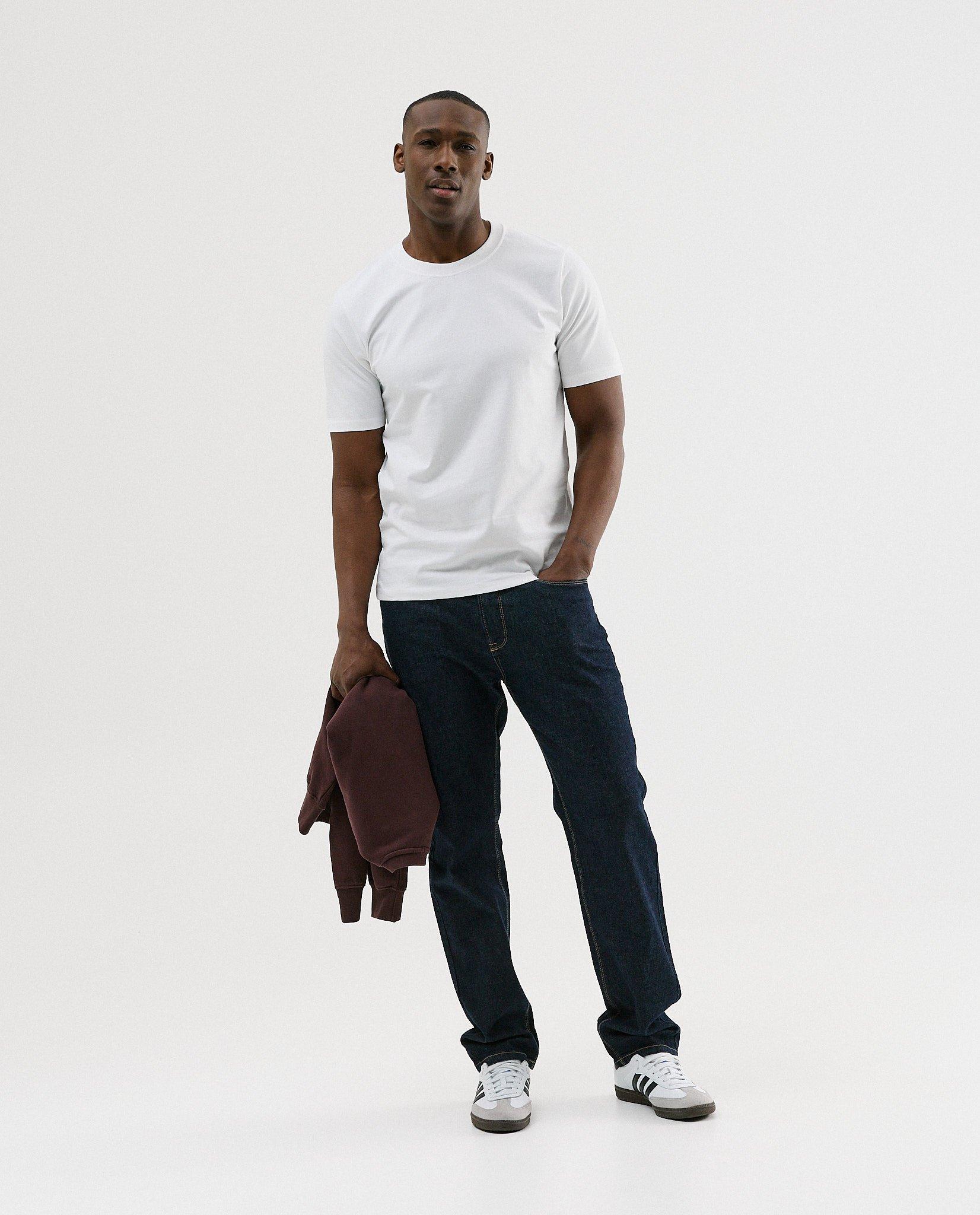 T-shirts - Donkerblauw T-shirt, regular fit