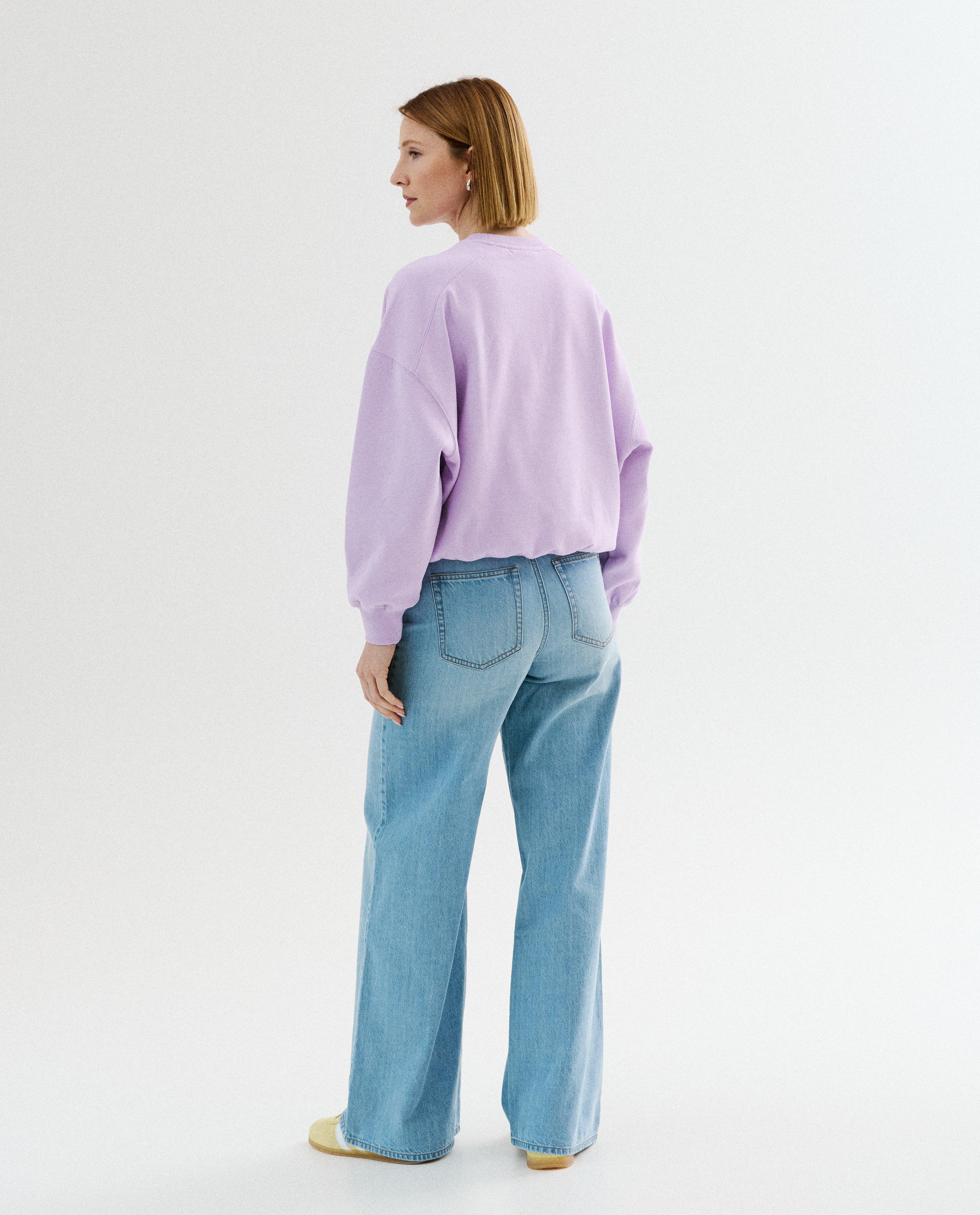 Sweater met patch ananas, oversized fit - Product Detail - lila - afbeelding nummer 3