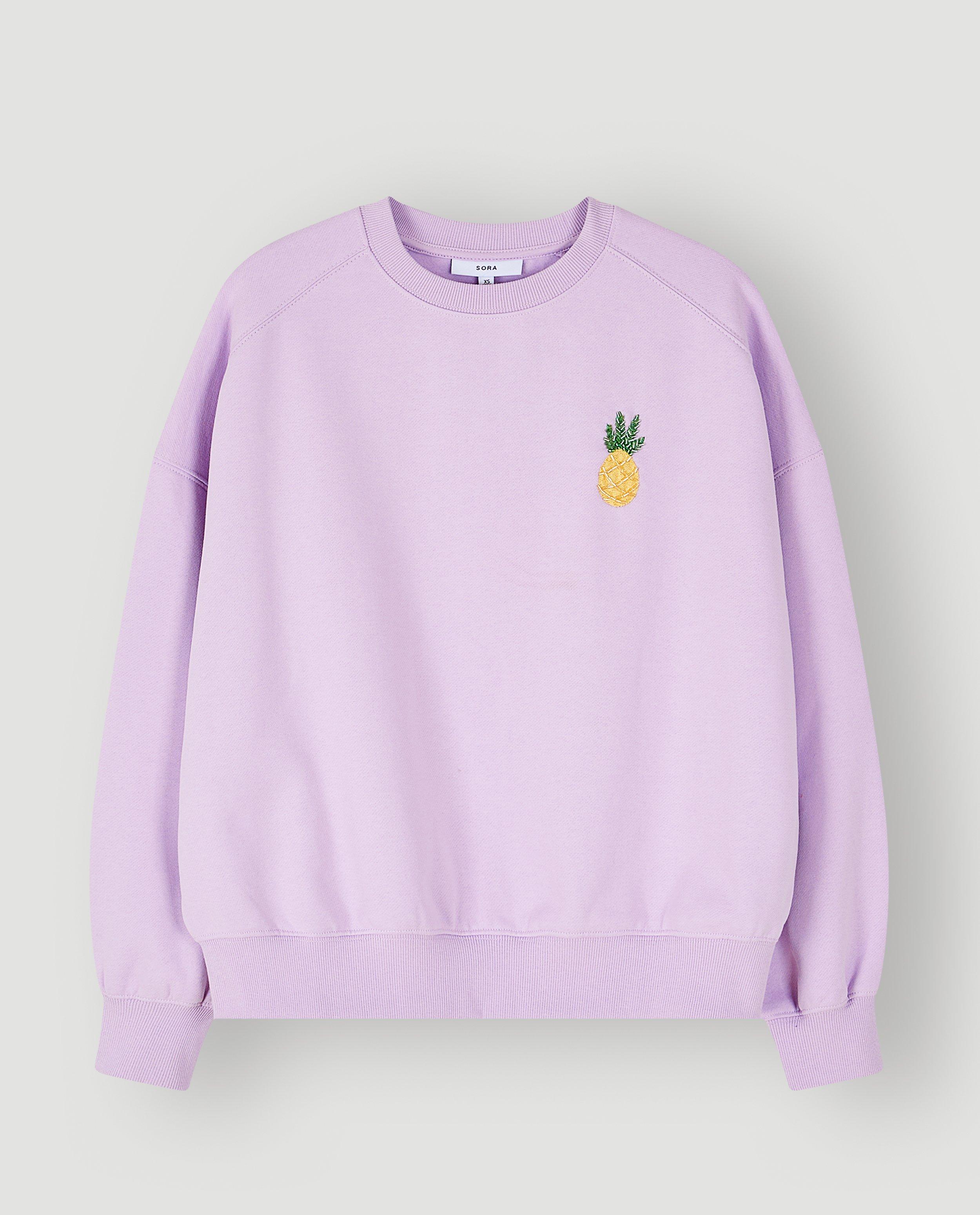 Sweater met patch ananas, oversized fit - Product Detail - lila - afbeelding nummer 4
