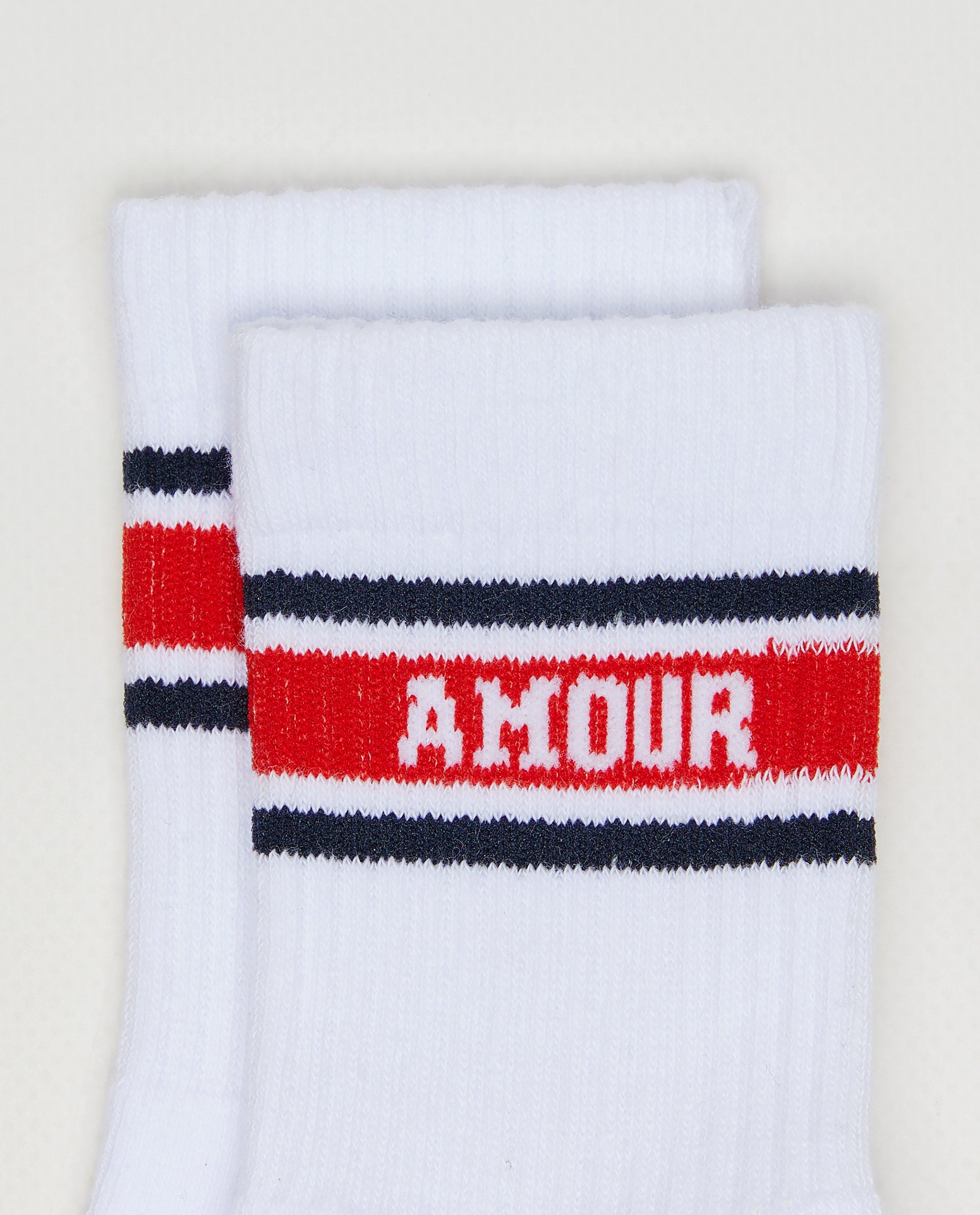 Chaussettes Amour, 23&ndash;34 - D&eacute;tails du produit - blanc - image num&eacute;ro 2