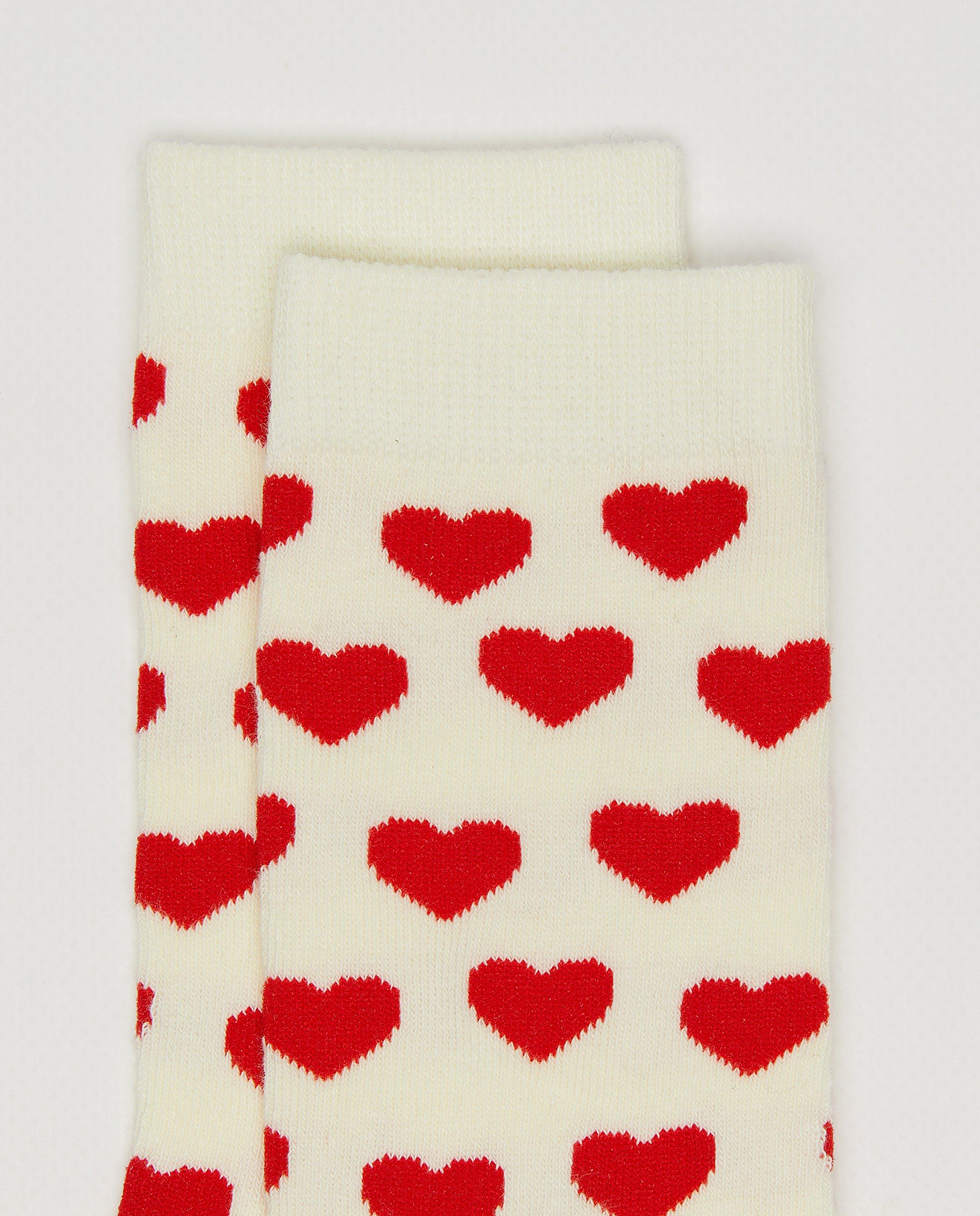 Kousen - Kousen met hartjesprint, 35-38