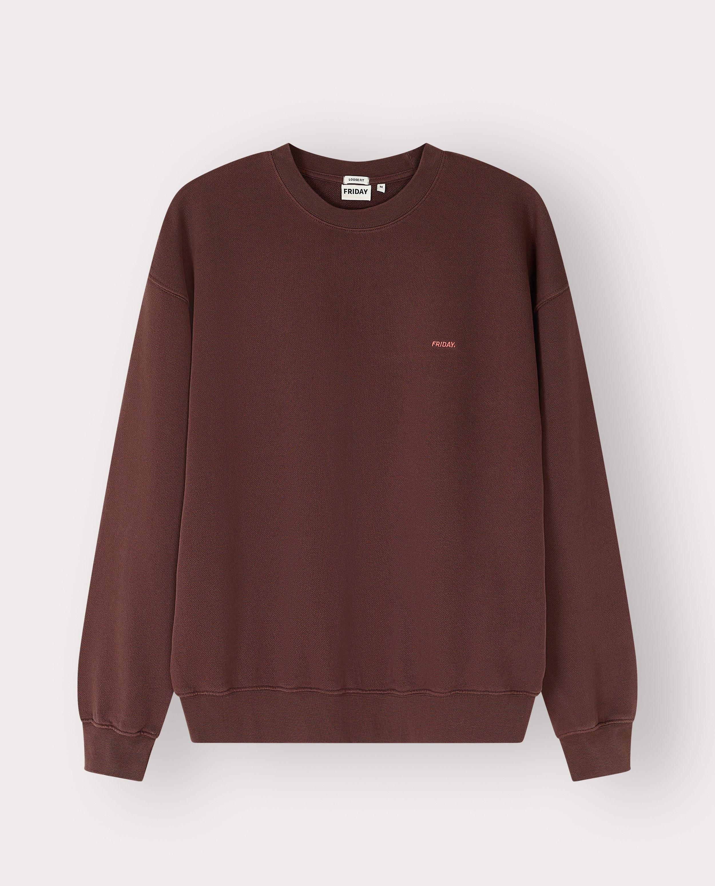 Sweater met geborduurd opschrift, loose fit - Product Detail - paars - afbeelding nummer 4