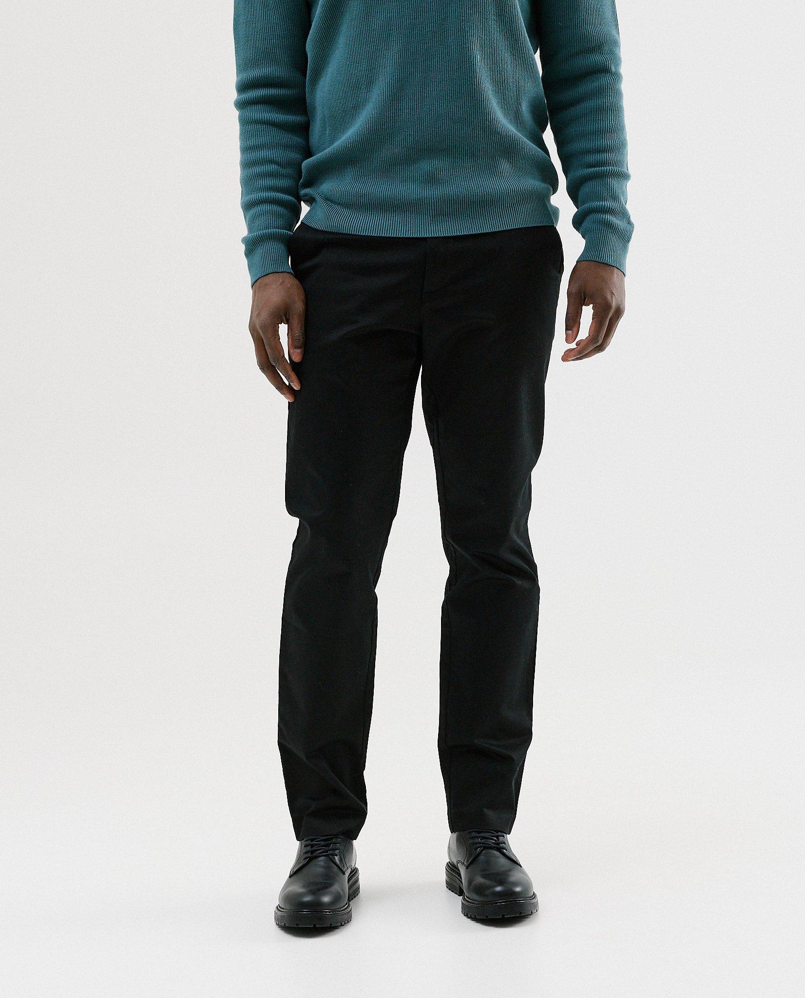 Broeken - Zwarte broek, slim fit