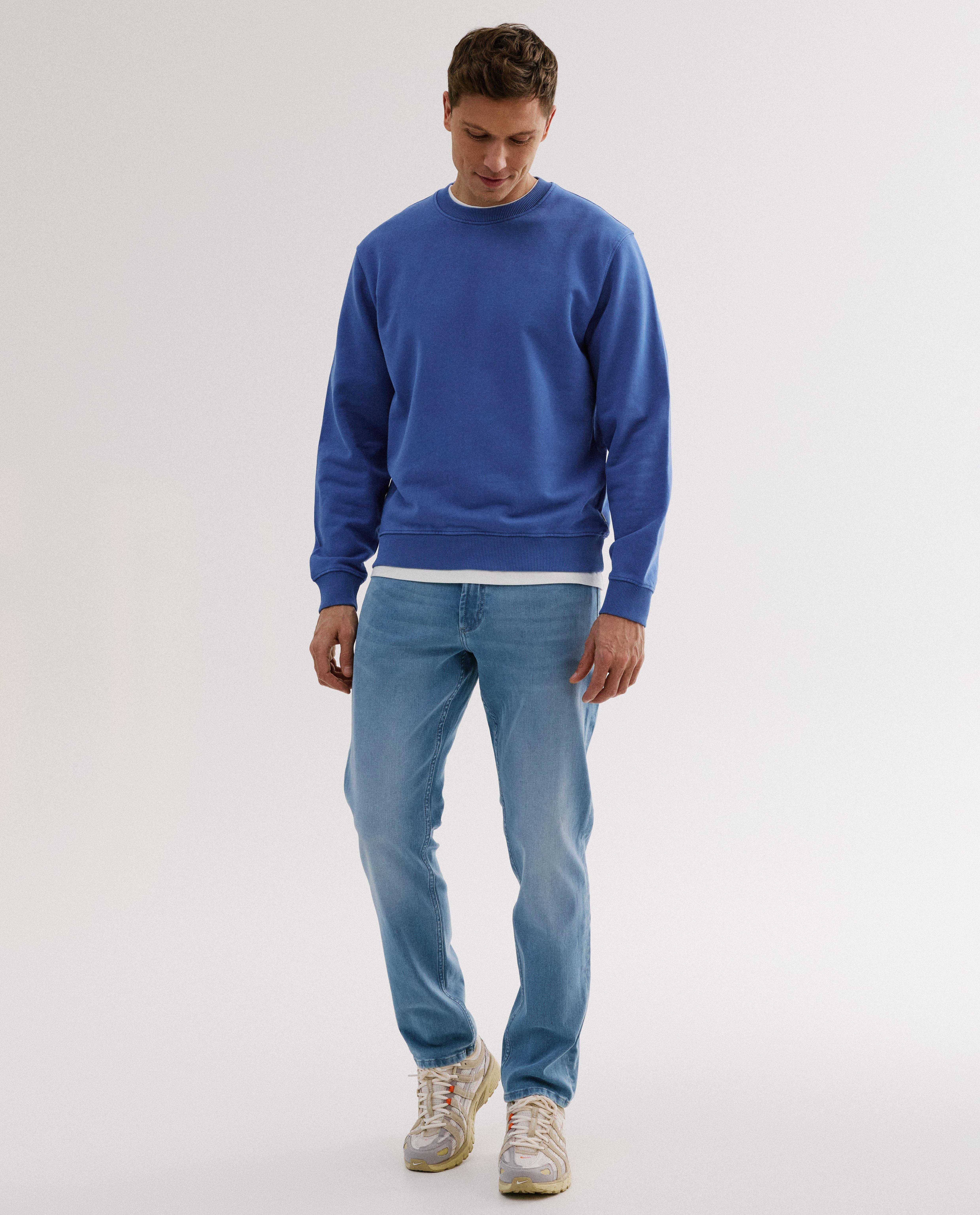 Blauwe jeans, slim fit