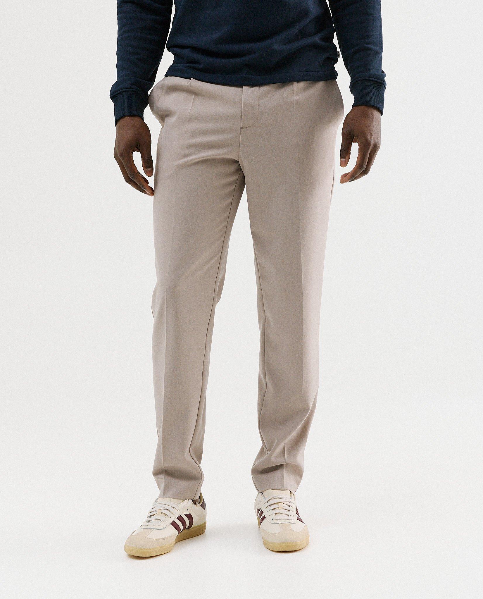 Pantalon brun clair, regular fit - D&eacute;tails du produit - brun clair - image num&eacute;ro 3