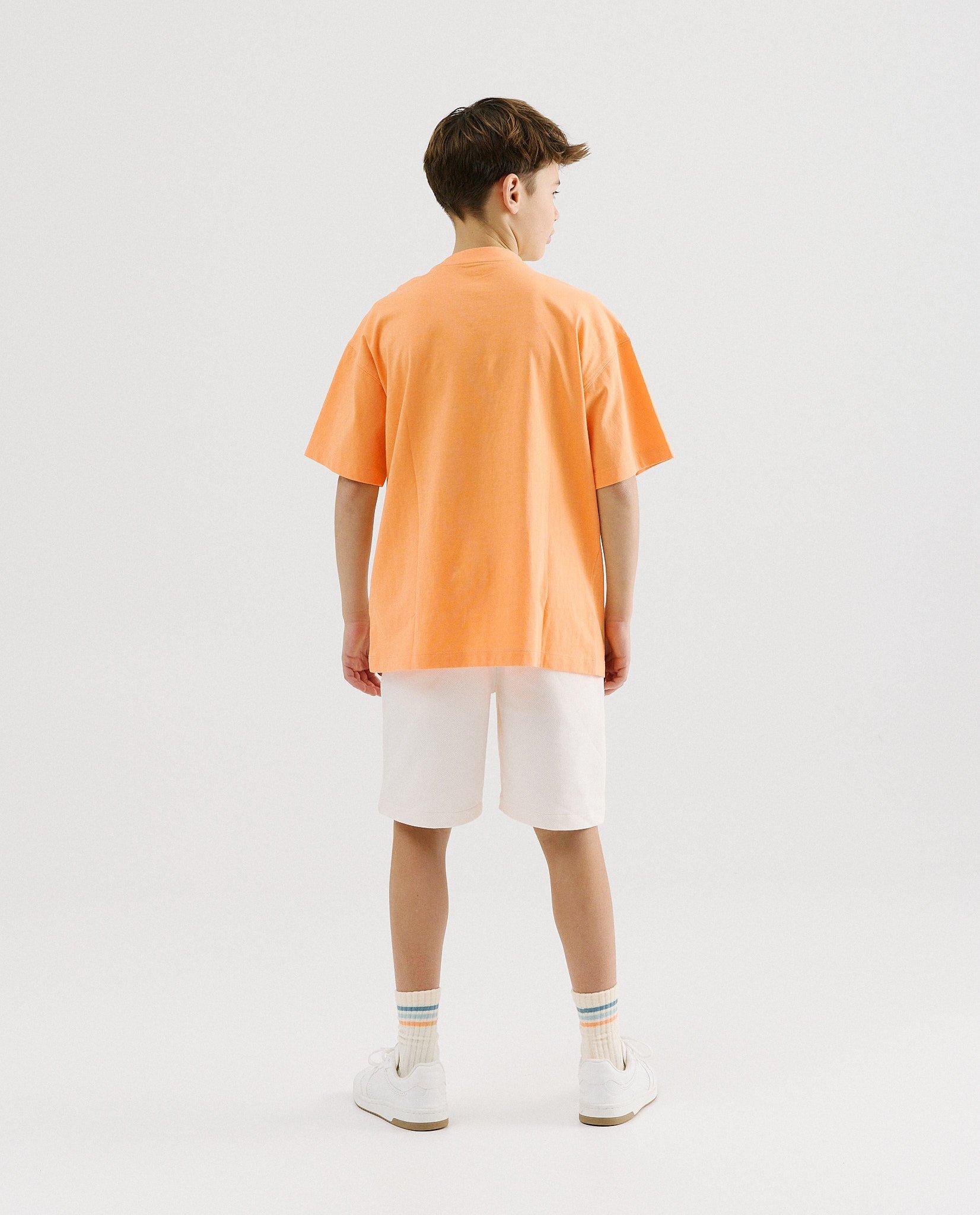 T-shirt met label - Product Detail - oranje - afbeelding nummer 3