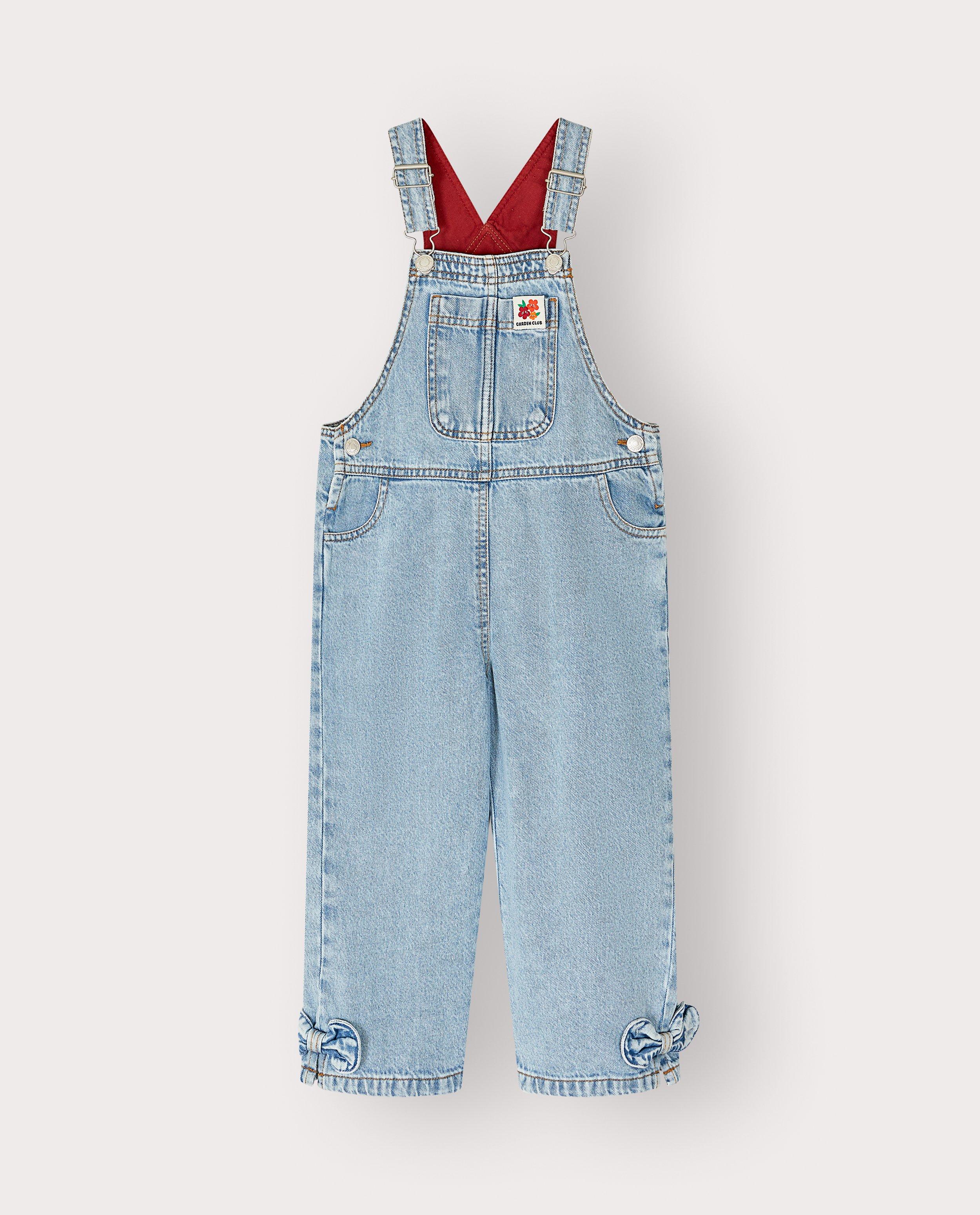 Jeanssalopette met geborduurde bloemen - Product Detail - lichtblauw - afbeelding nummer 5