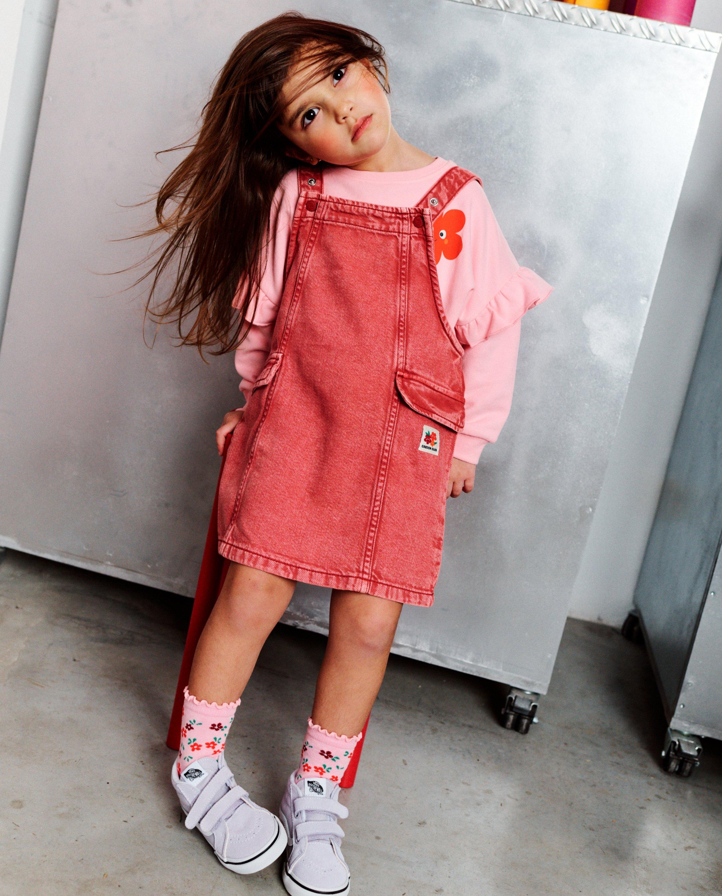 Salopette rouge en jeans - Milla Star