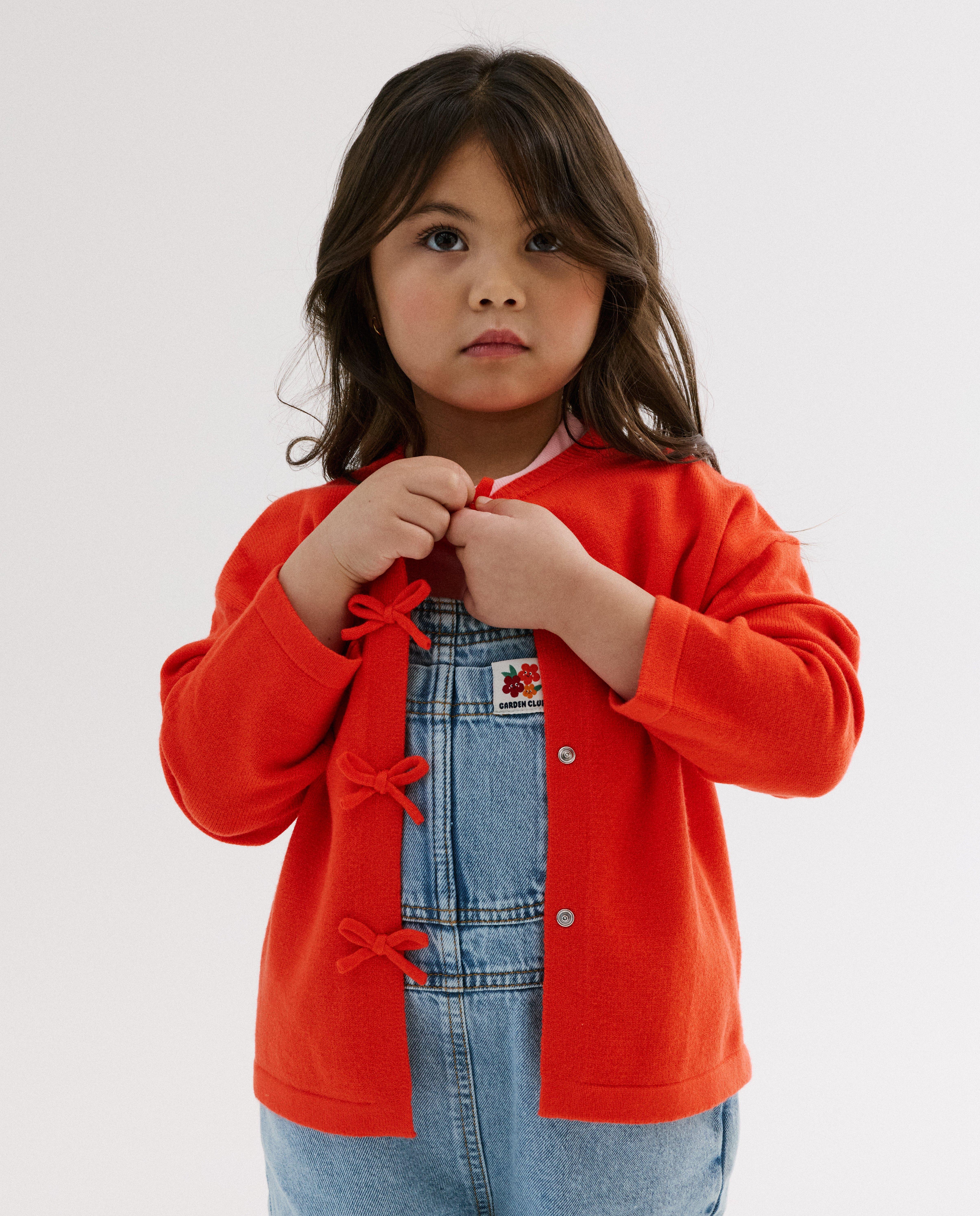 Cardigan met strikjes