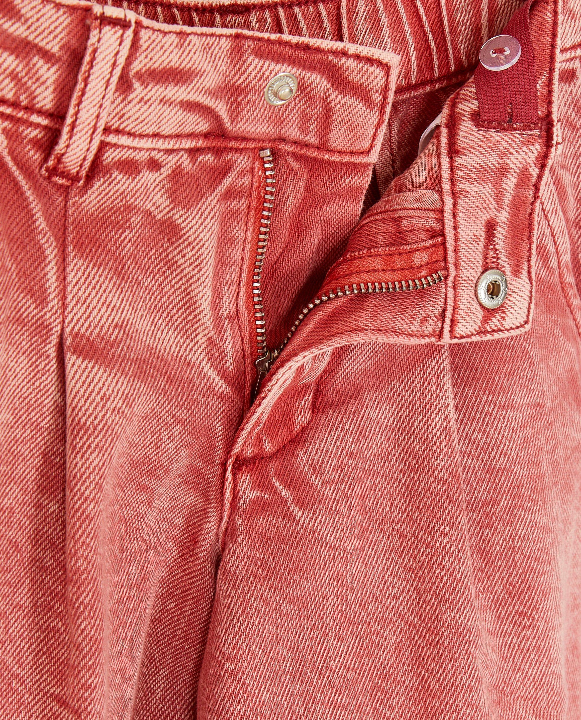 Jean rouge - D&eacute;tails du produit - rouge fonc&eacute; - image num&eacute;ro 6