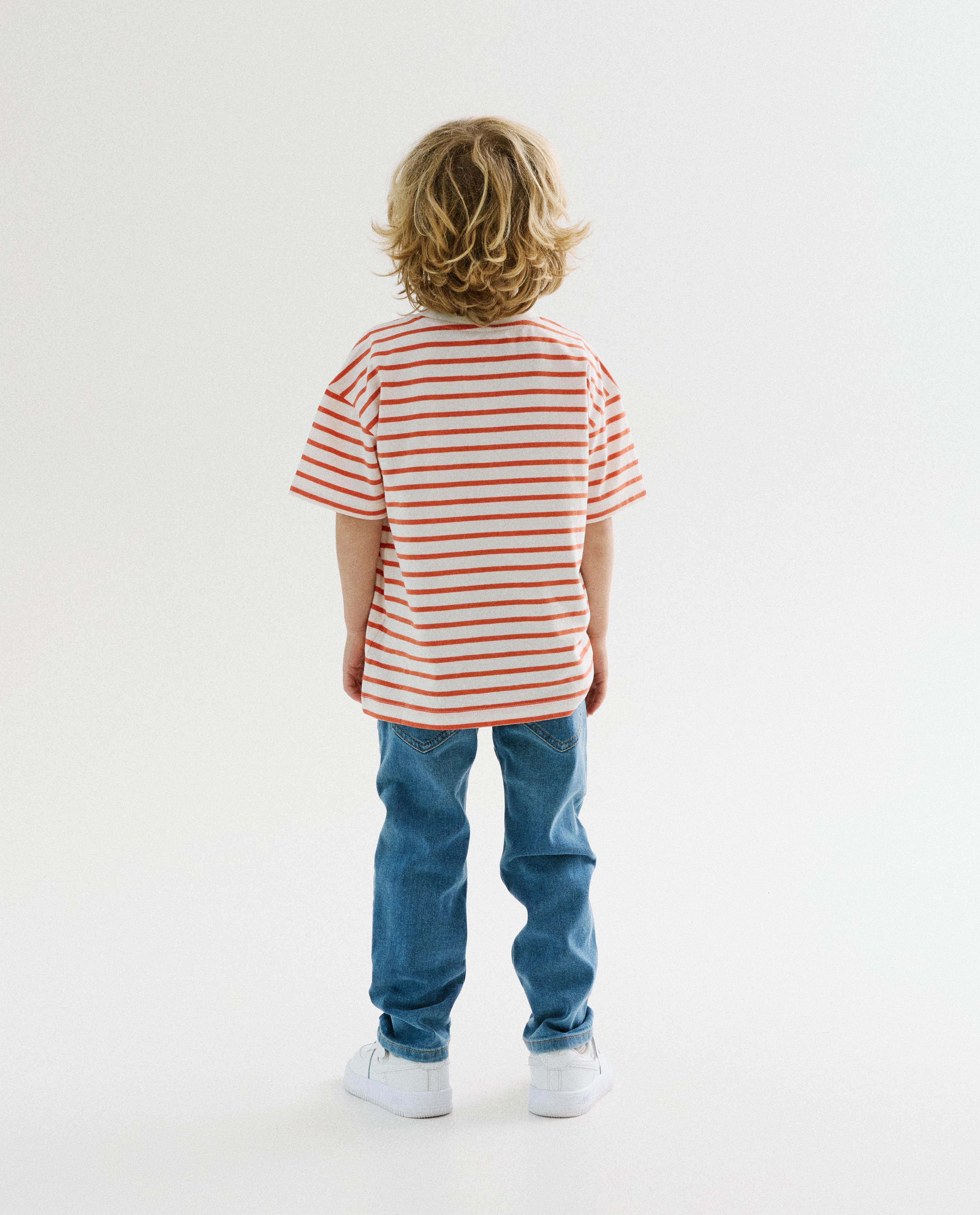 T-shirt met strepen, regular fit - Product Detail - rood - afbeelding nummer 3