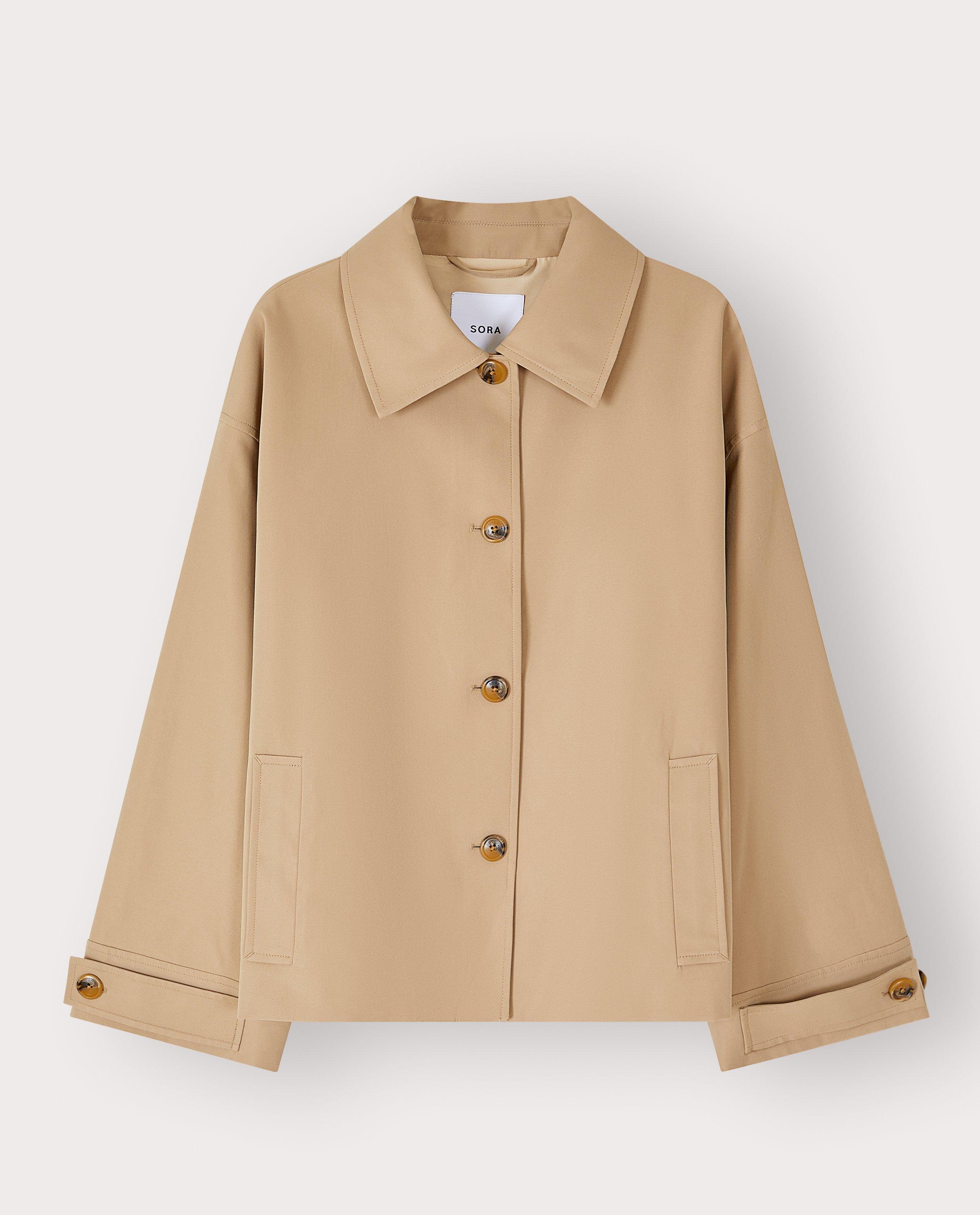 Korte trenchcoat - Product Detail - lichtbruin - afbeelding nummer 4