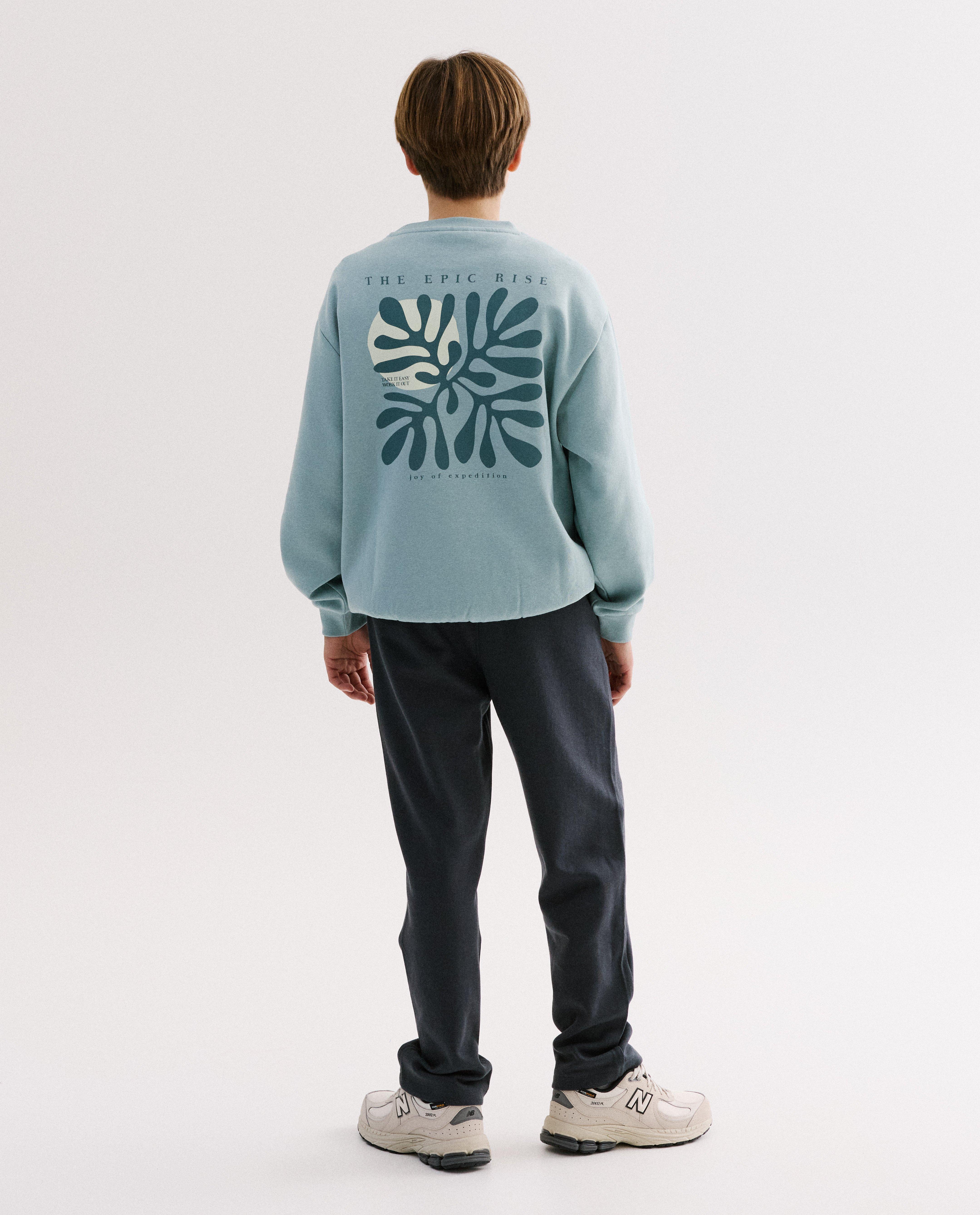 Sweat avec un imprim&eacute; au dos - D&eacute;tails du produit - khaki - image num&eacute;ro 4