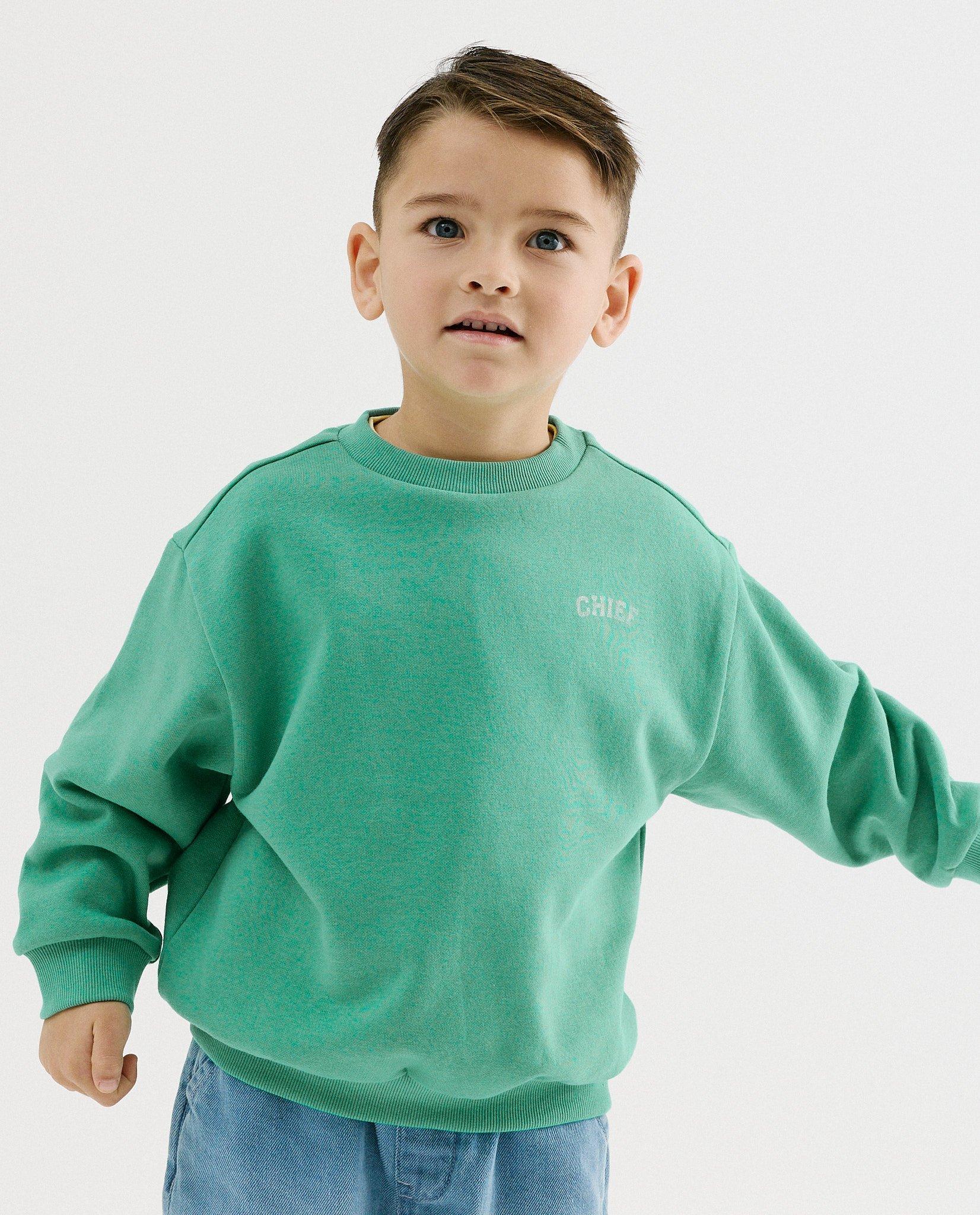 Sweater met backprint - Product Detail - khaki - afbeelding nummer 1