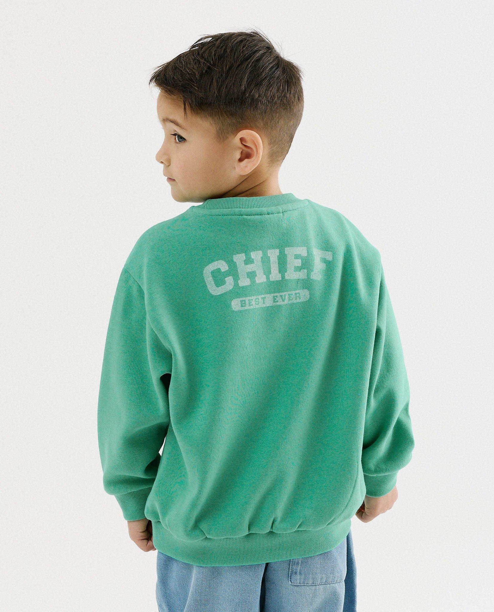 Sweater met backprint - Product Detail - khaki - afbeelding nummer 4