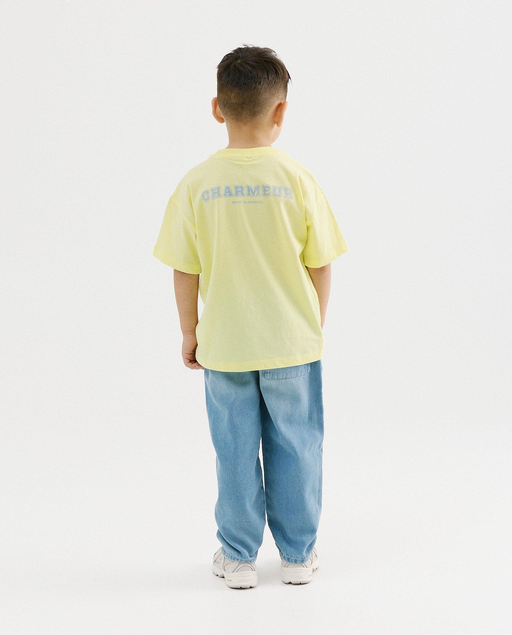 T-shirt avec imprim&eacute; au dos - D&eacute;tails du produit - jaune - image num&eacute;ro 4