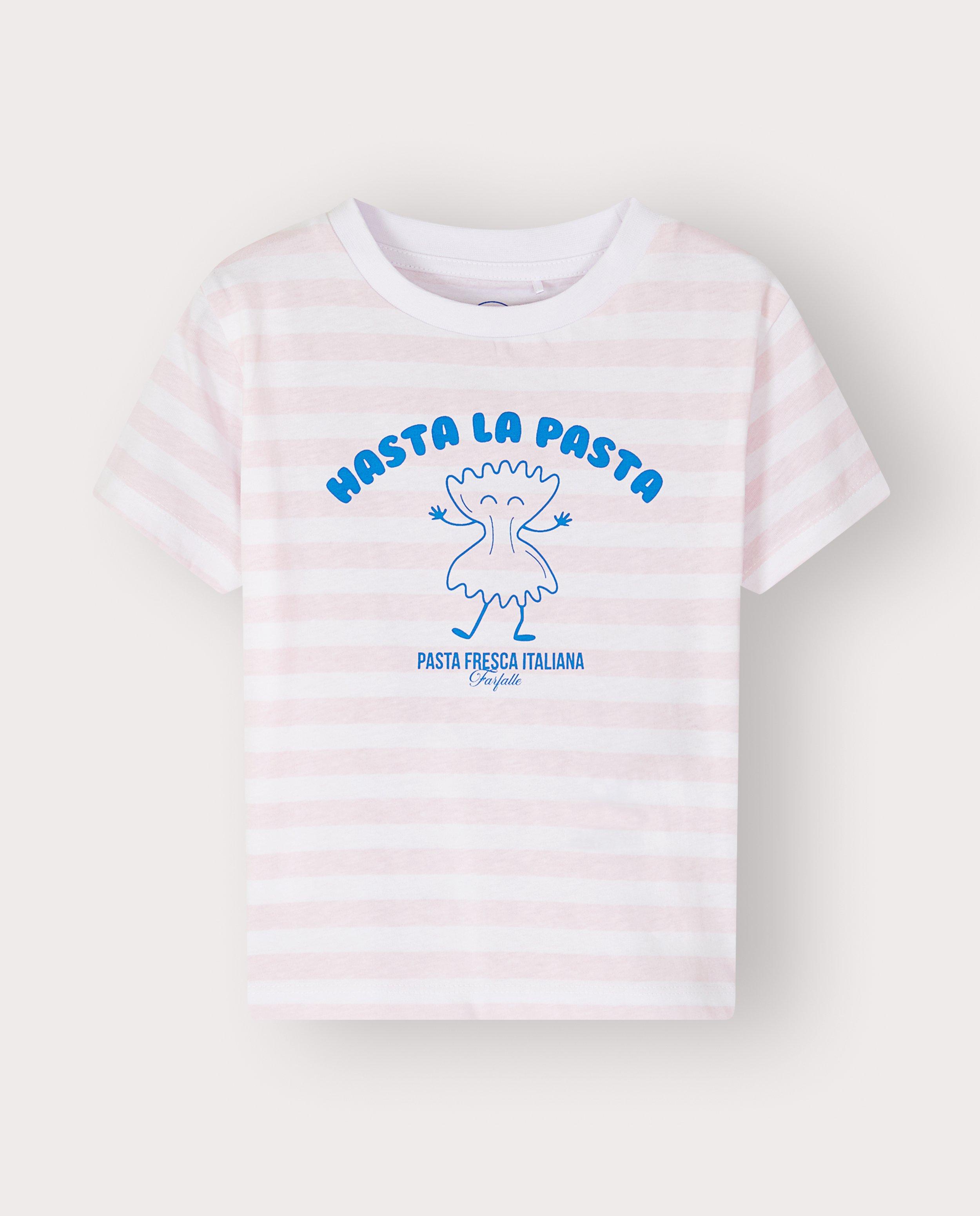 T-shirt met print pasta - Product Detail - lichtroze - afbeelding nummer 4