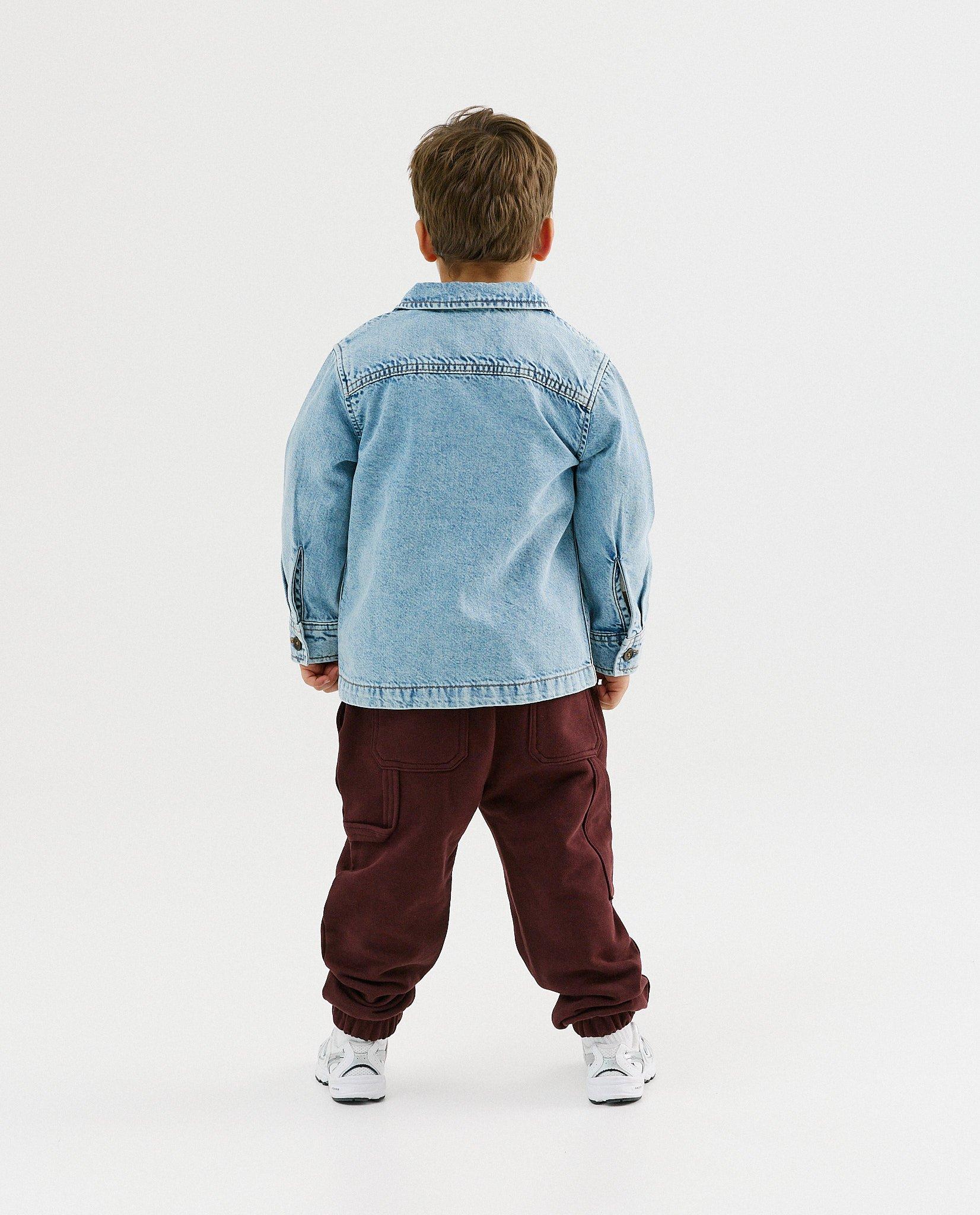 Cardigans - Veste en jean bleue