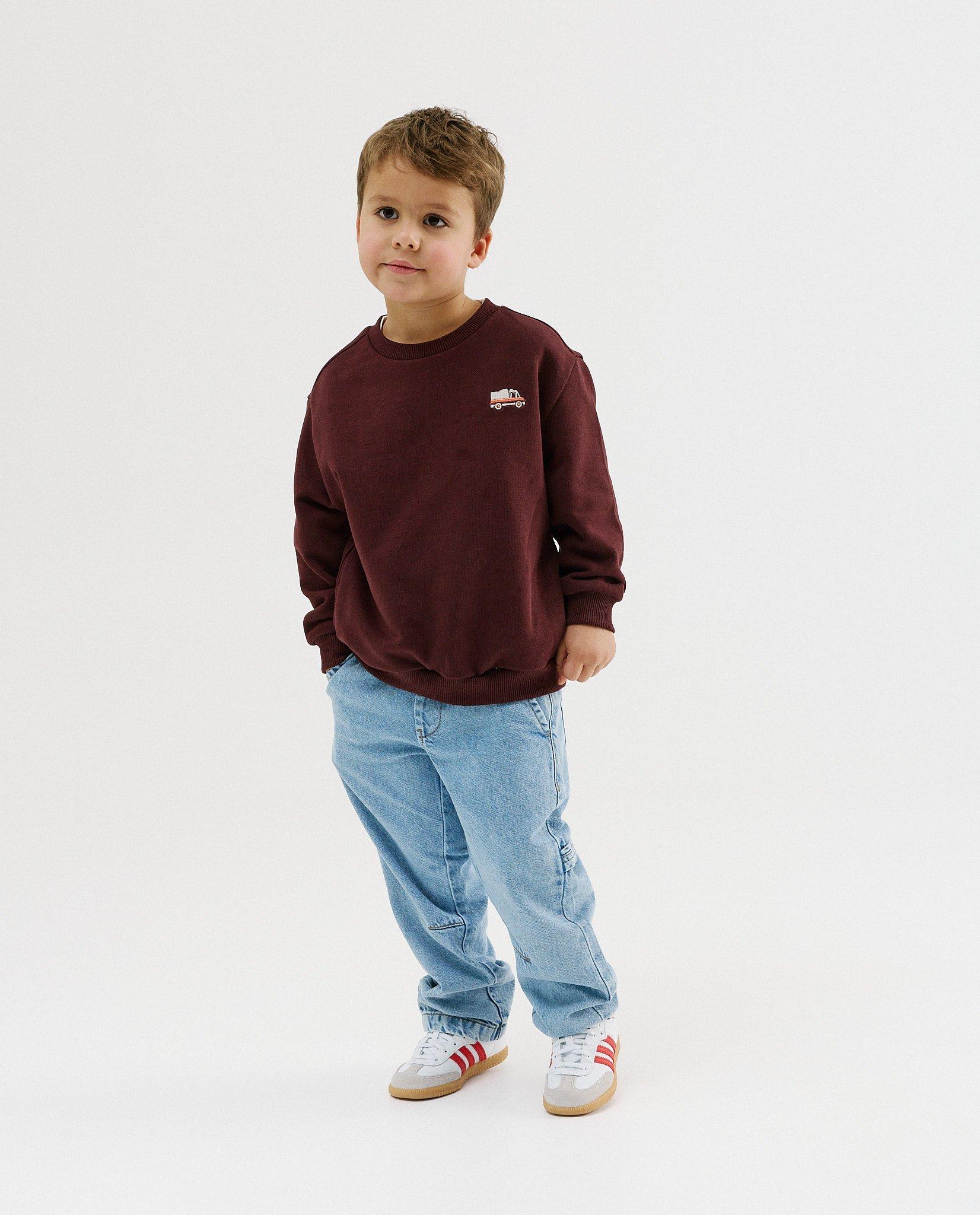 Sweater met backprint - Product Detail - paars - afbeelding nummer 4