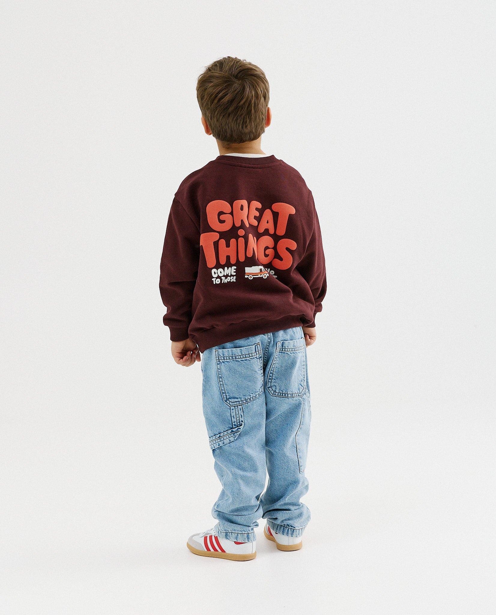 Sweater met backprint - Product Detail - paars - afbeelding nummer 5