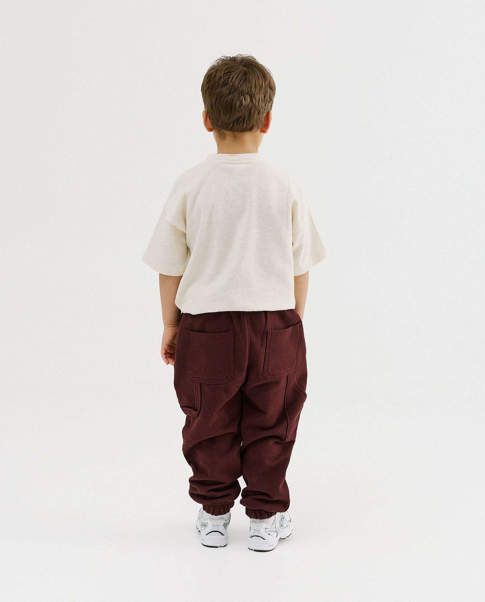 Pantalon de jogging avec d&eacute;tails carpenter - D&eacute;tails du produit - violet - image num&eacute;ro 3