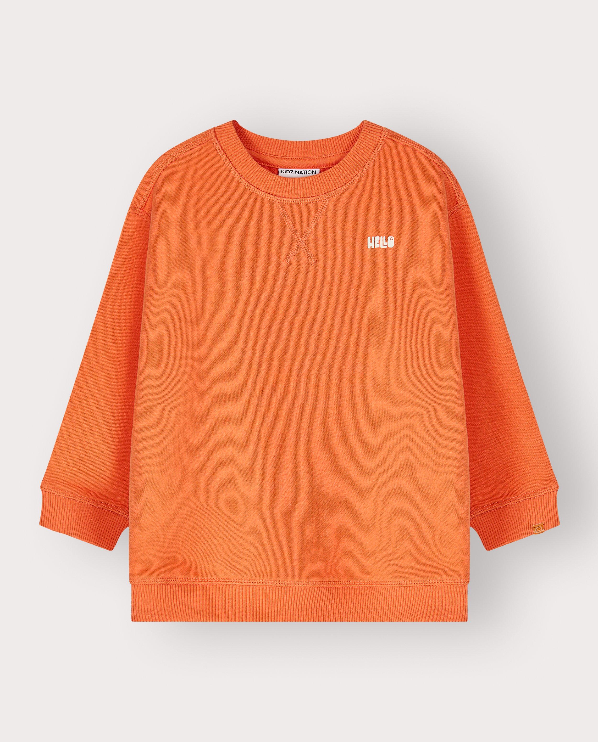 Sweater met backprint, loose fit - Product Detail - oranje - afbeelding nummer 5