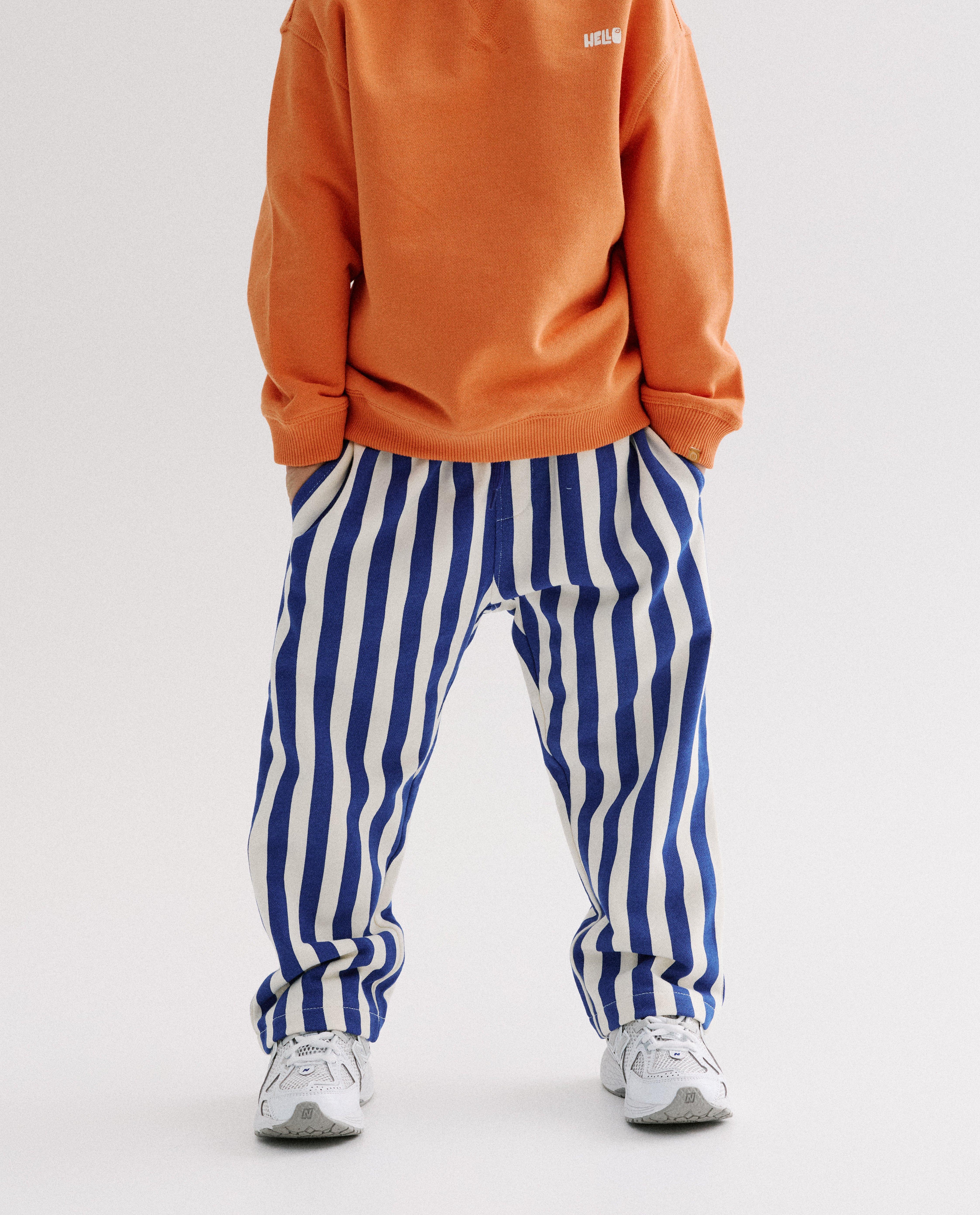 Broek met strepen - Product Detail - blauw - afbeelding nummer 3