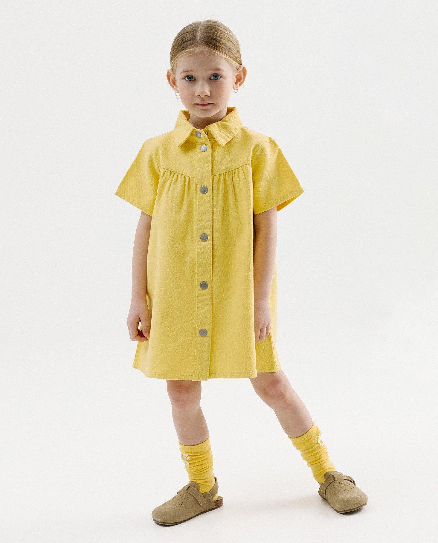 Gele jeansjurk - Product Detail - geel - afbeelding nummer 1