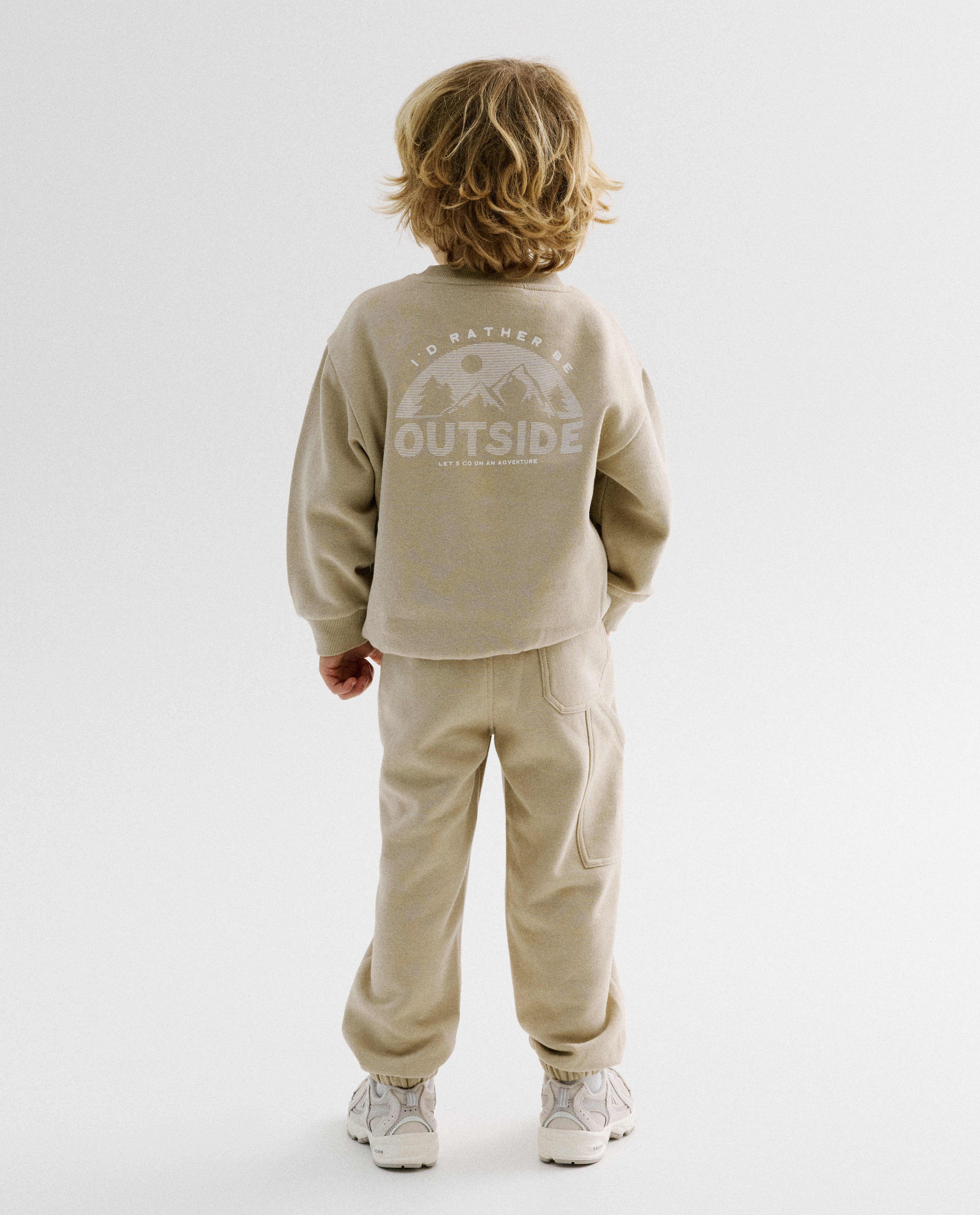 Pantalon de jogging brun - D&eacute;tails du produit - beige - image num&eacute;ro 2