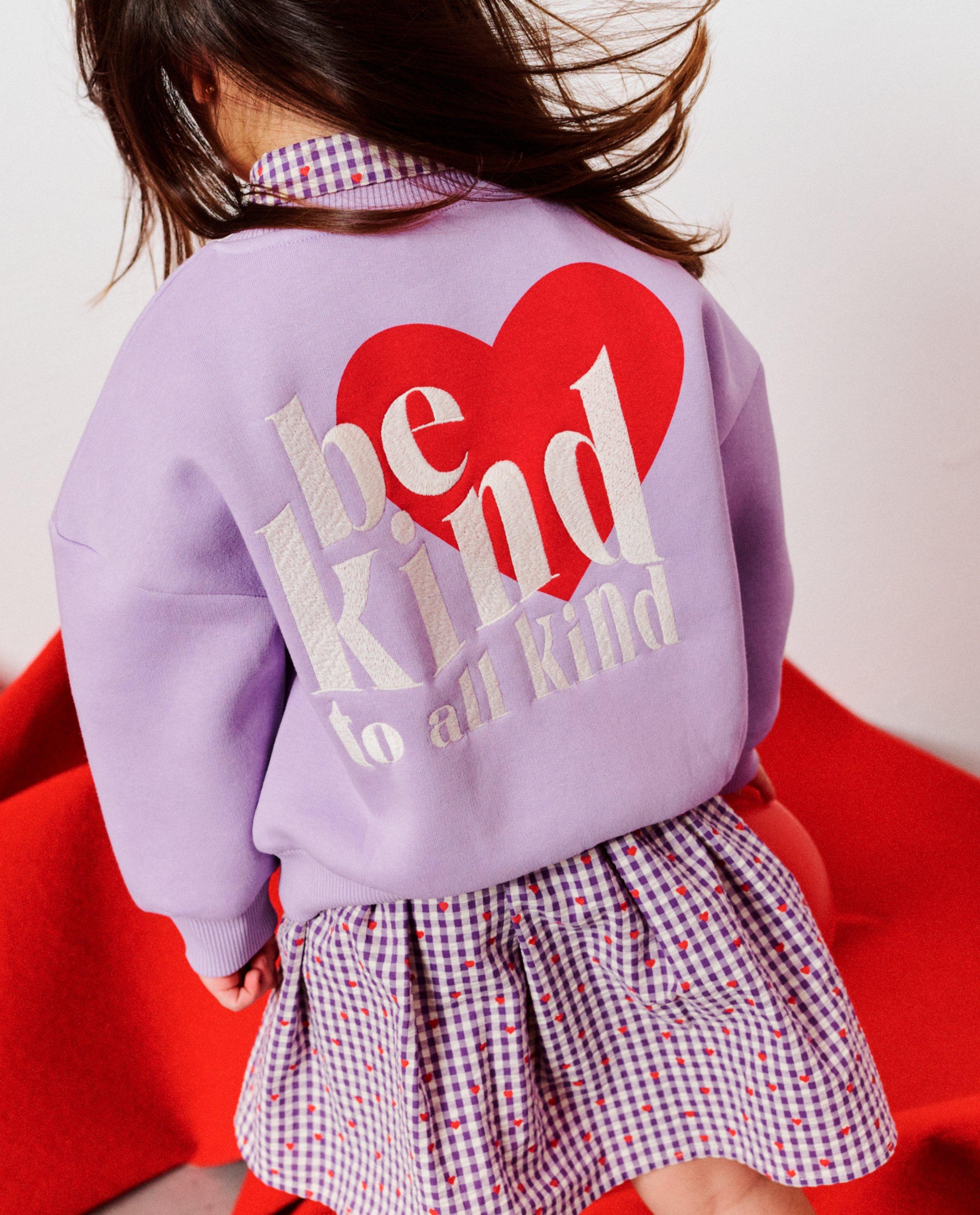 Sweater met backprint - Product Detail - paars - afbeelding nummer 1