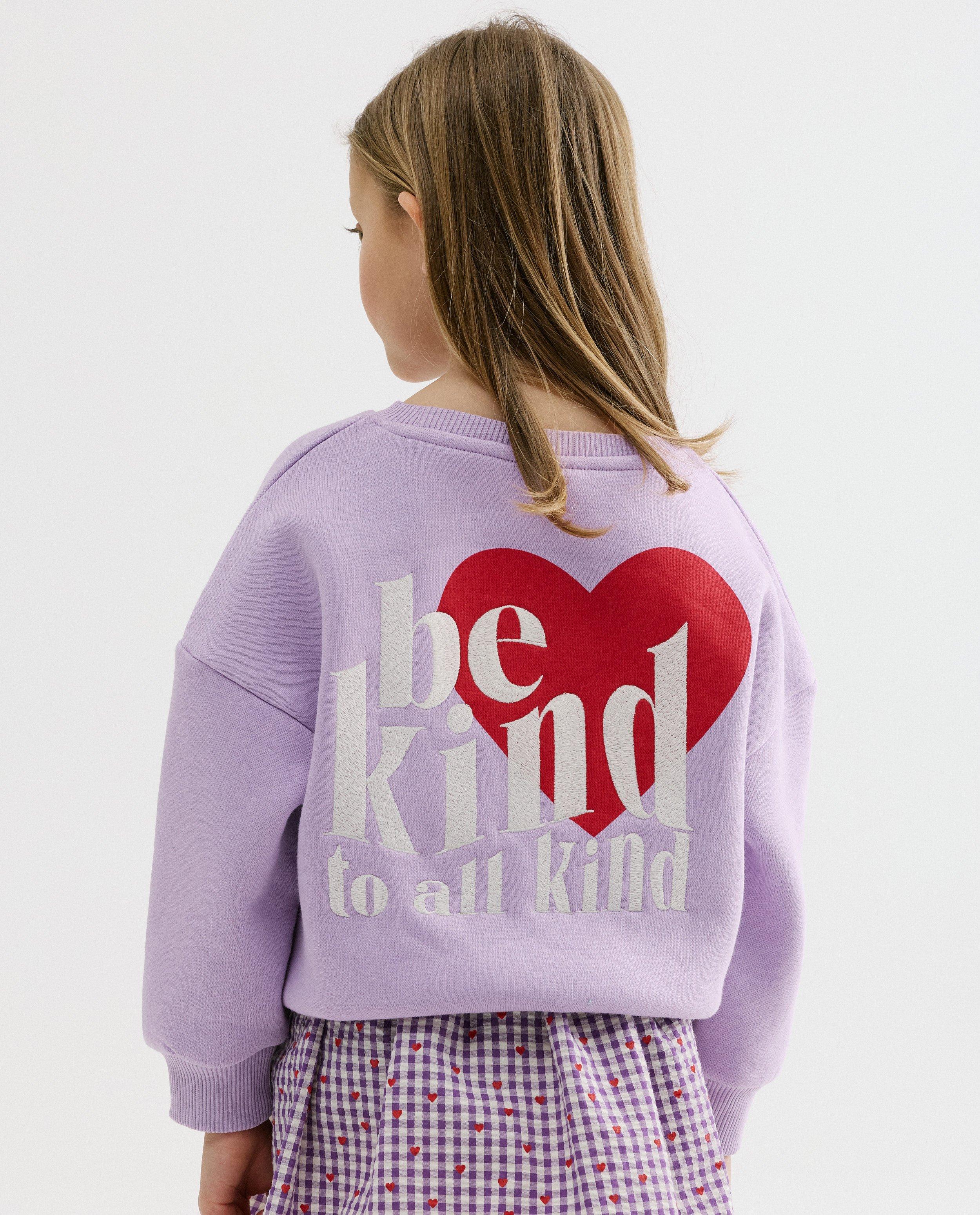 Sweater met backprint - Product Detail - paars - afbeelding nummer 2