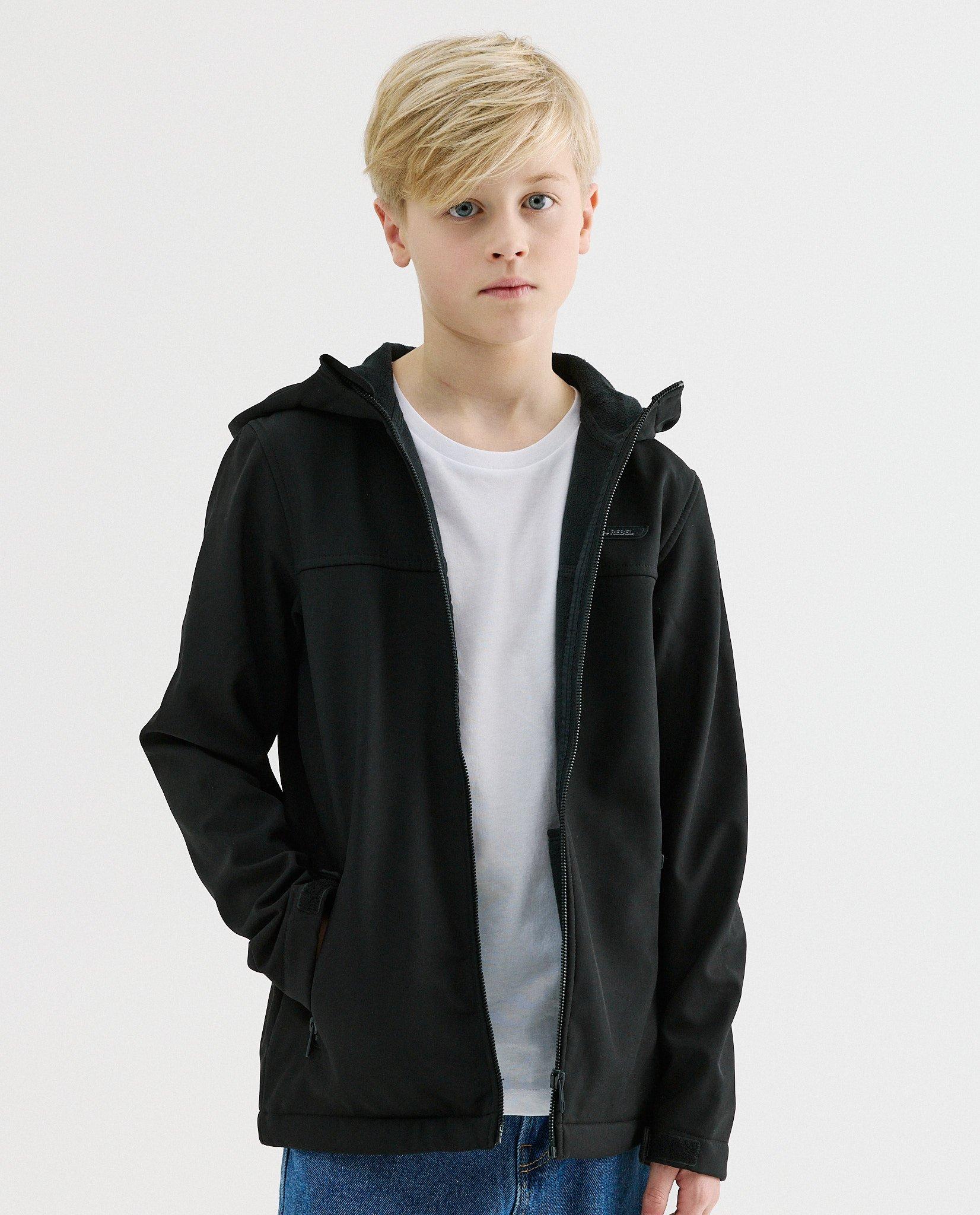 Softshell jas - Product Detail - zwart - afbeelding nummer 1