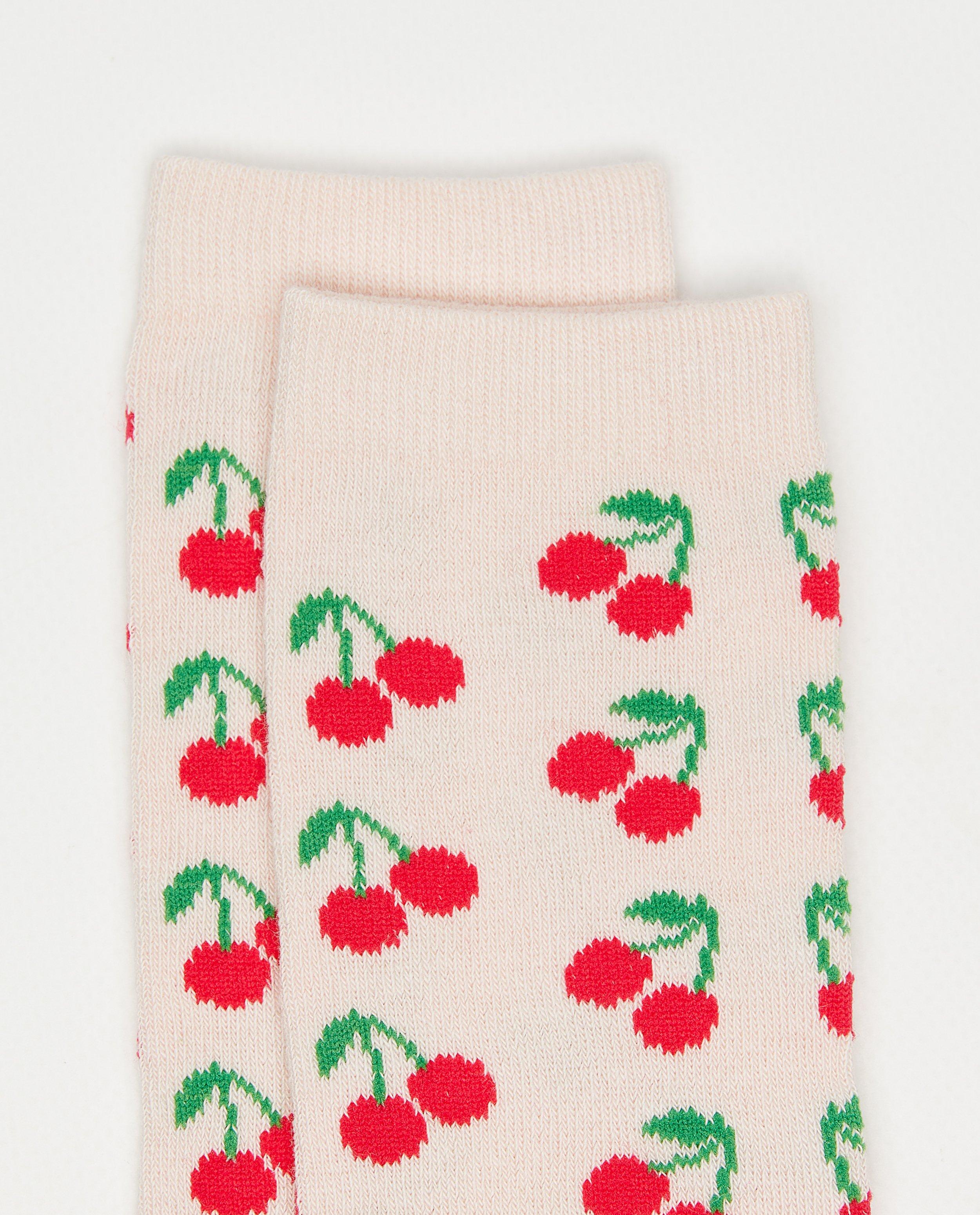 Kousen - Kousen met kersenprint