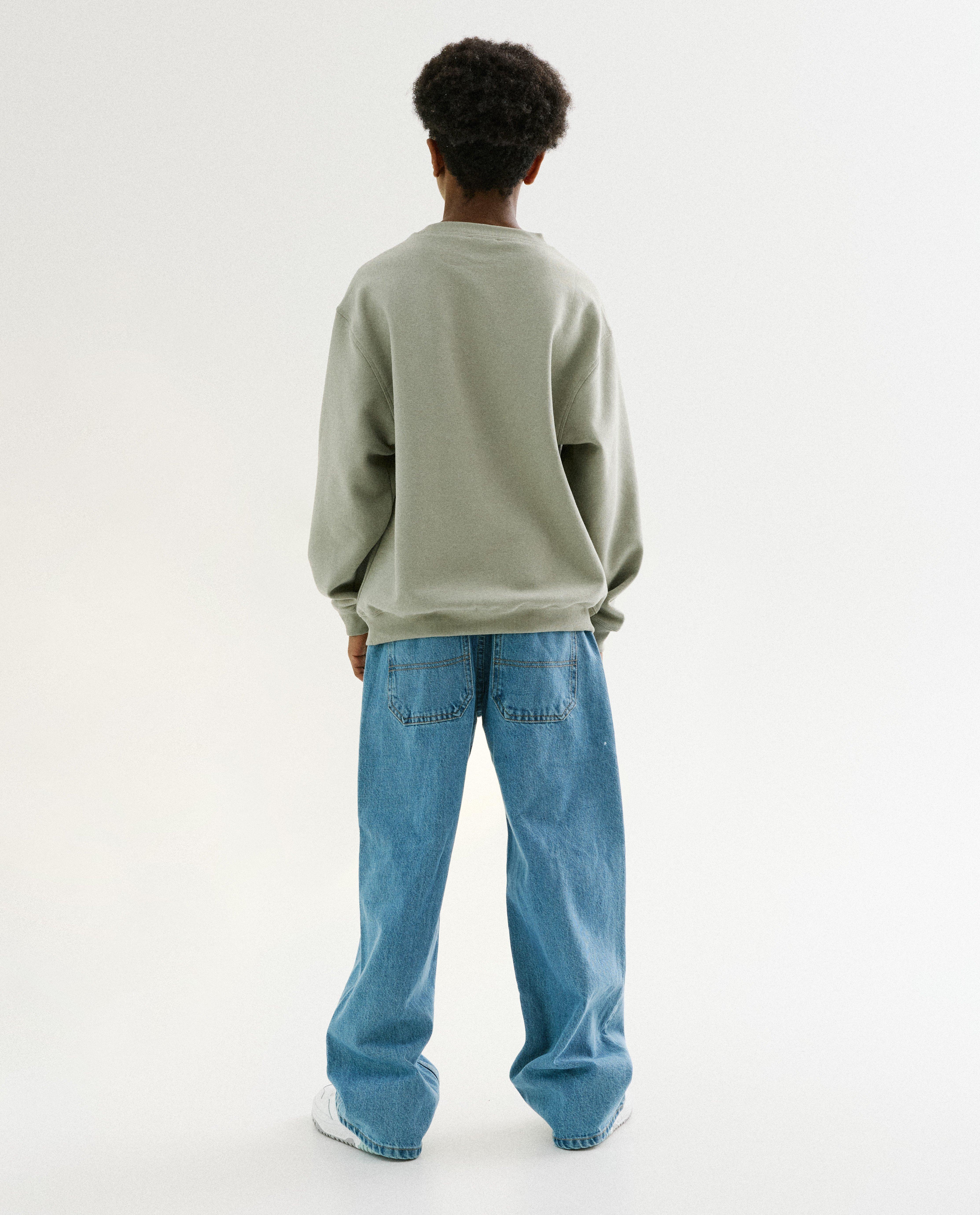 Groene sweater, loose fit - Product Detail - lichtgroen - afbeelding nummer 3