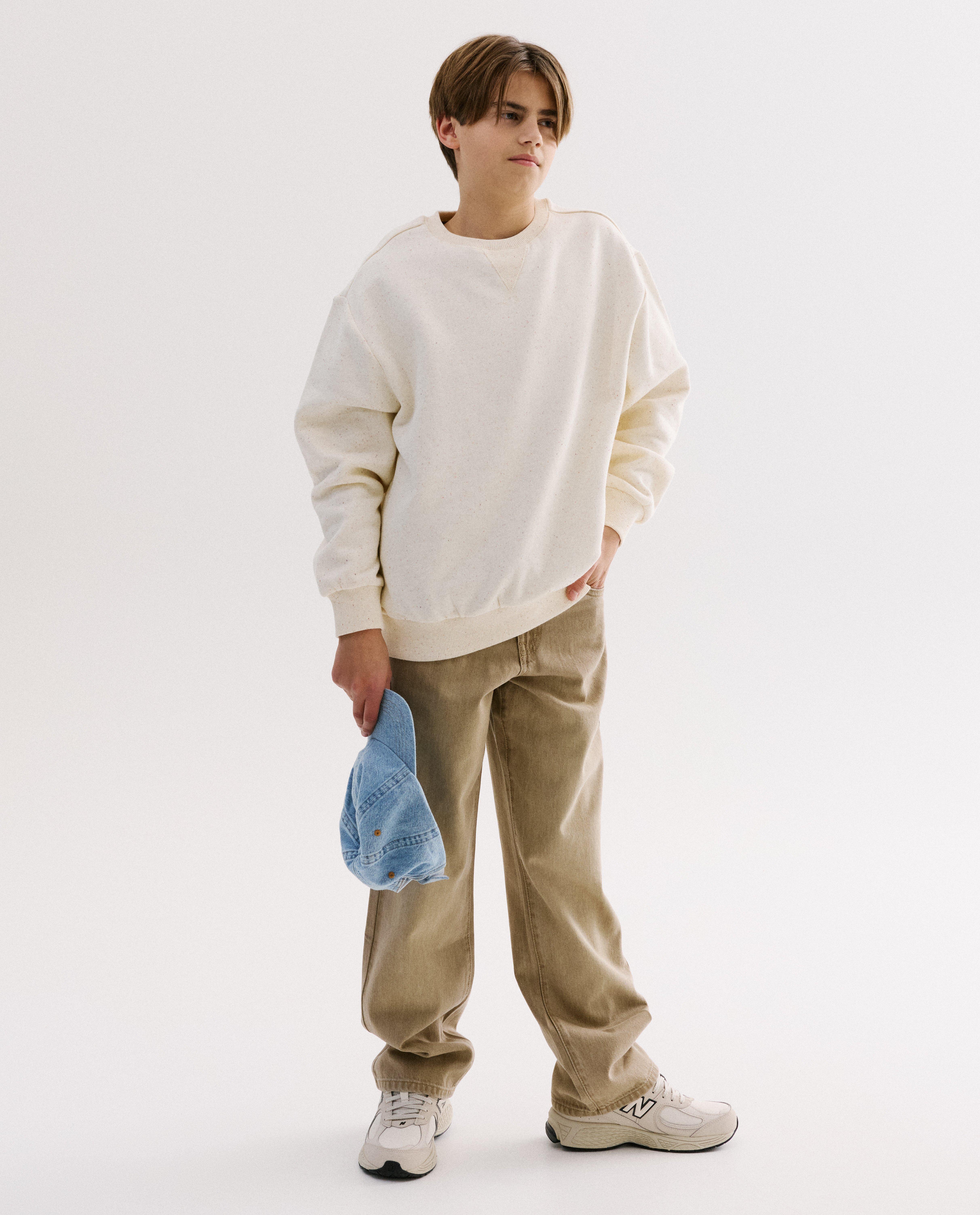 Gem&ecirc;leerde sweater - Product Detail - wit - afbeelding nummer 2