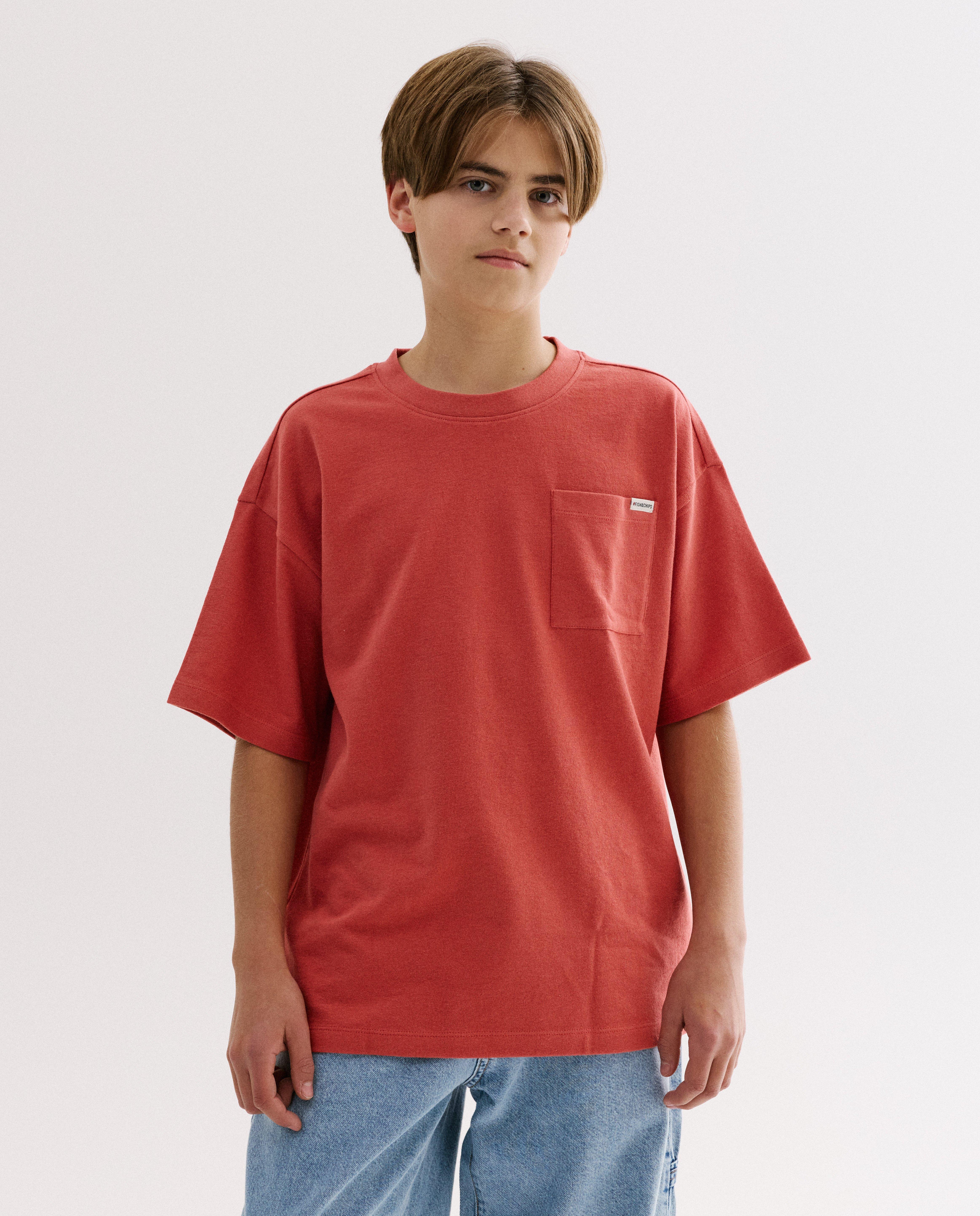 T-shirt met backprint - Product Detail - rood - afbeelding nummer 1