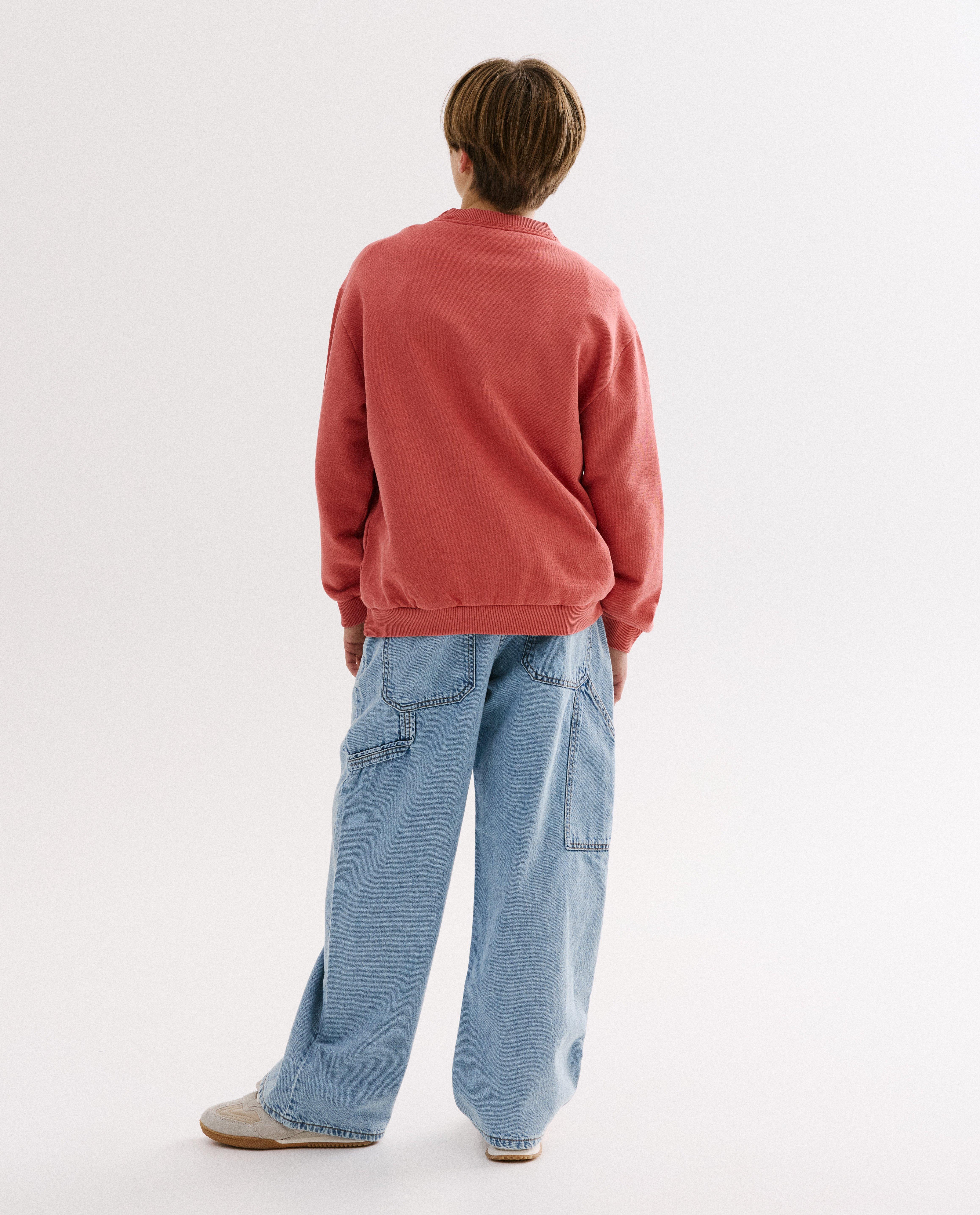 Sweaters - Sweater met geborduurd opschrift