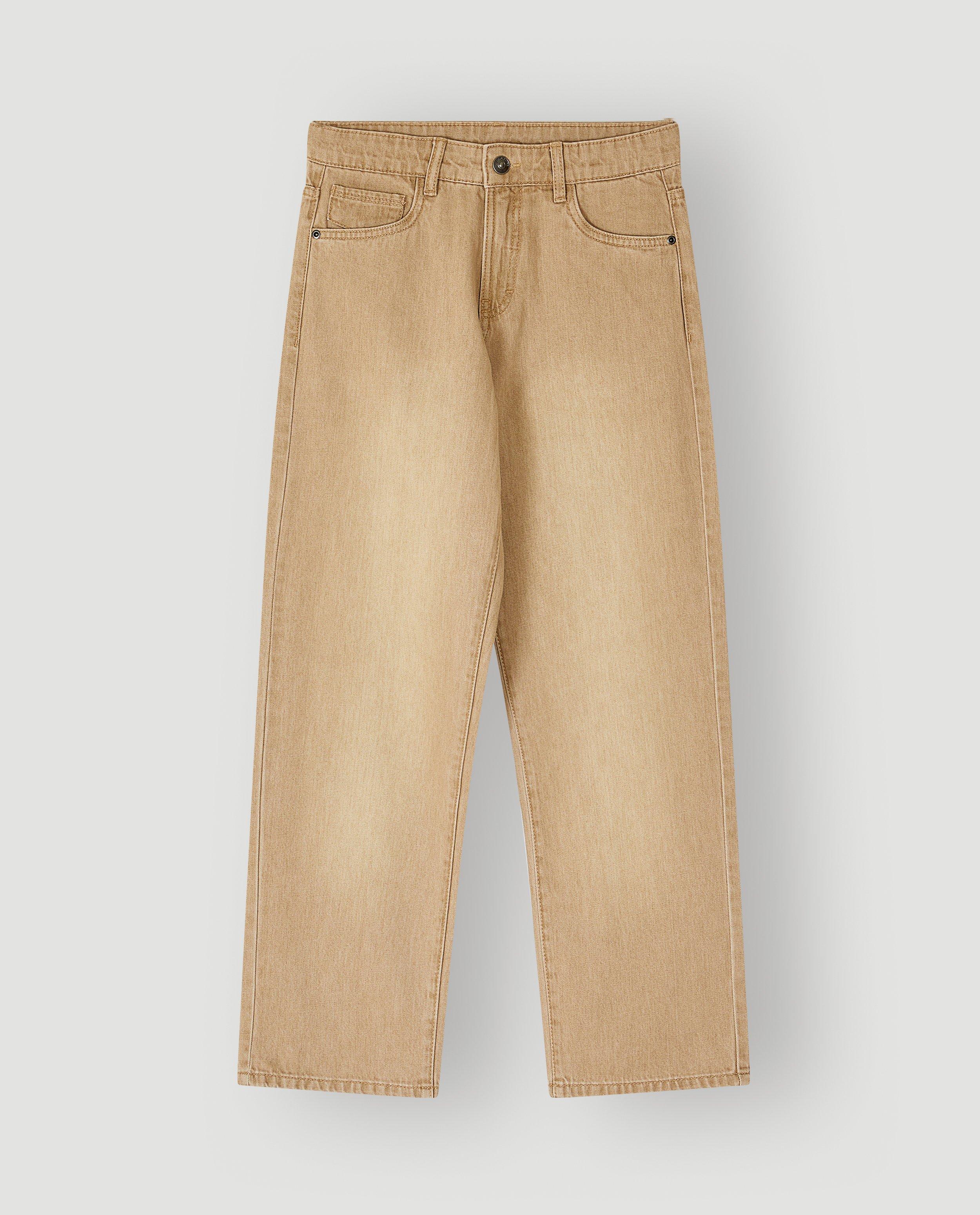 Jeans - Bruine jeans, loose fit