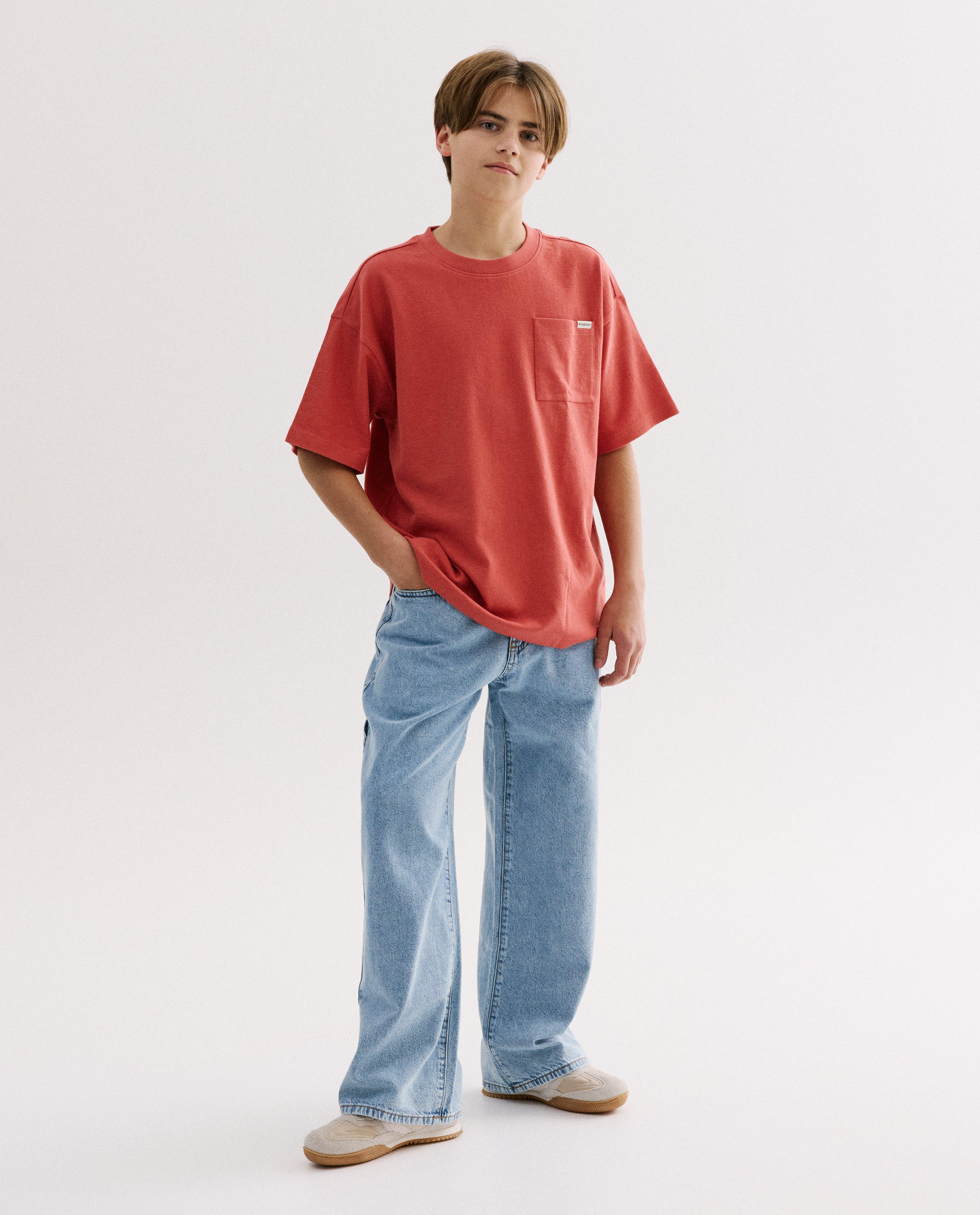 Jeans met carpenter details, skater fit - Product Detail - lichtblauw - afbeelding nummer 1