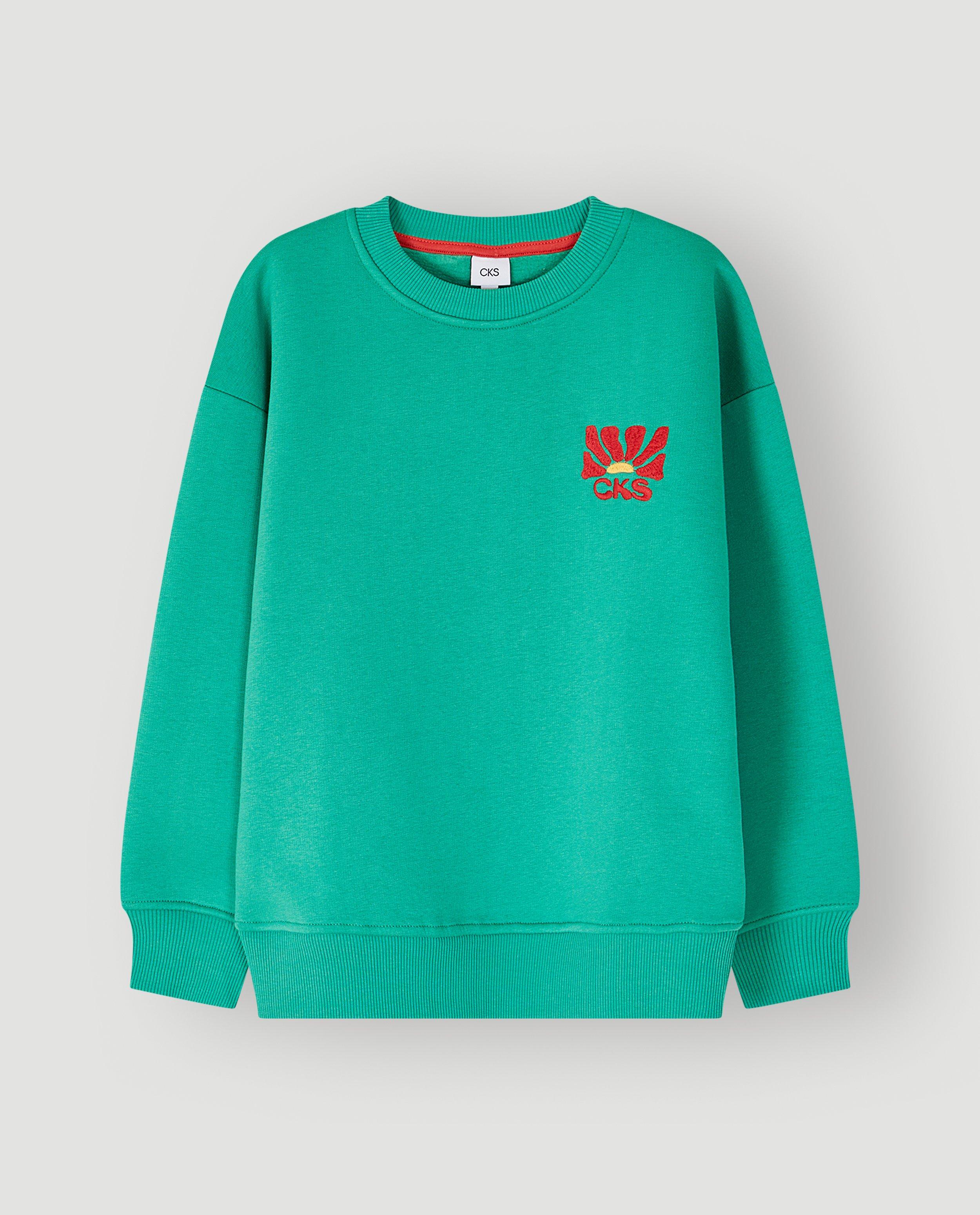 Sweater met backprint, regular fit - Product Detail - khaki - afbeelding nummer 3