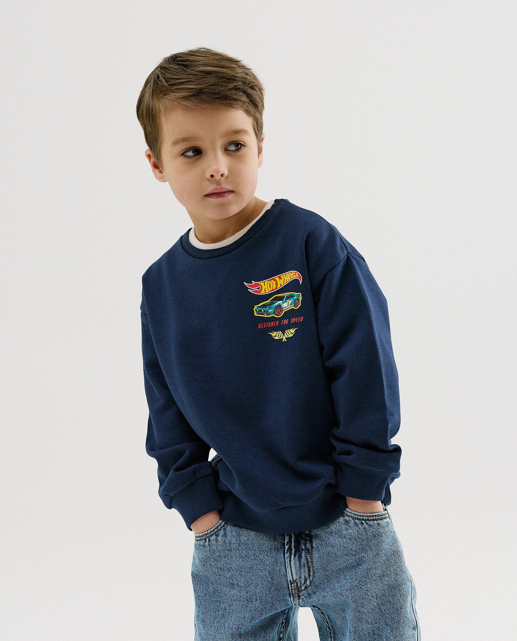 Sweater met print Hot Wheels - Product Detail - donkerblauw - afbeelding nummer 1