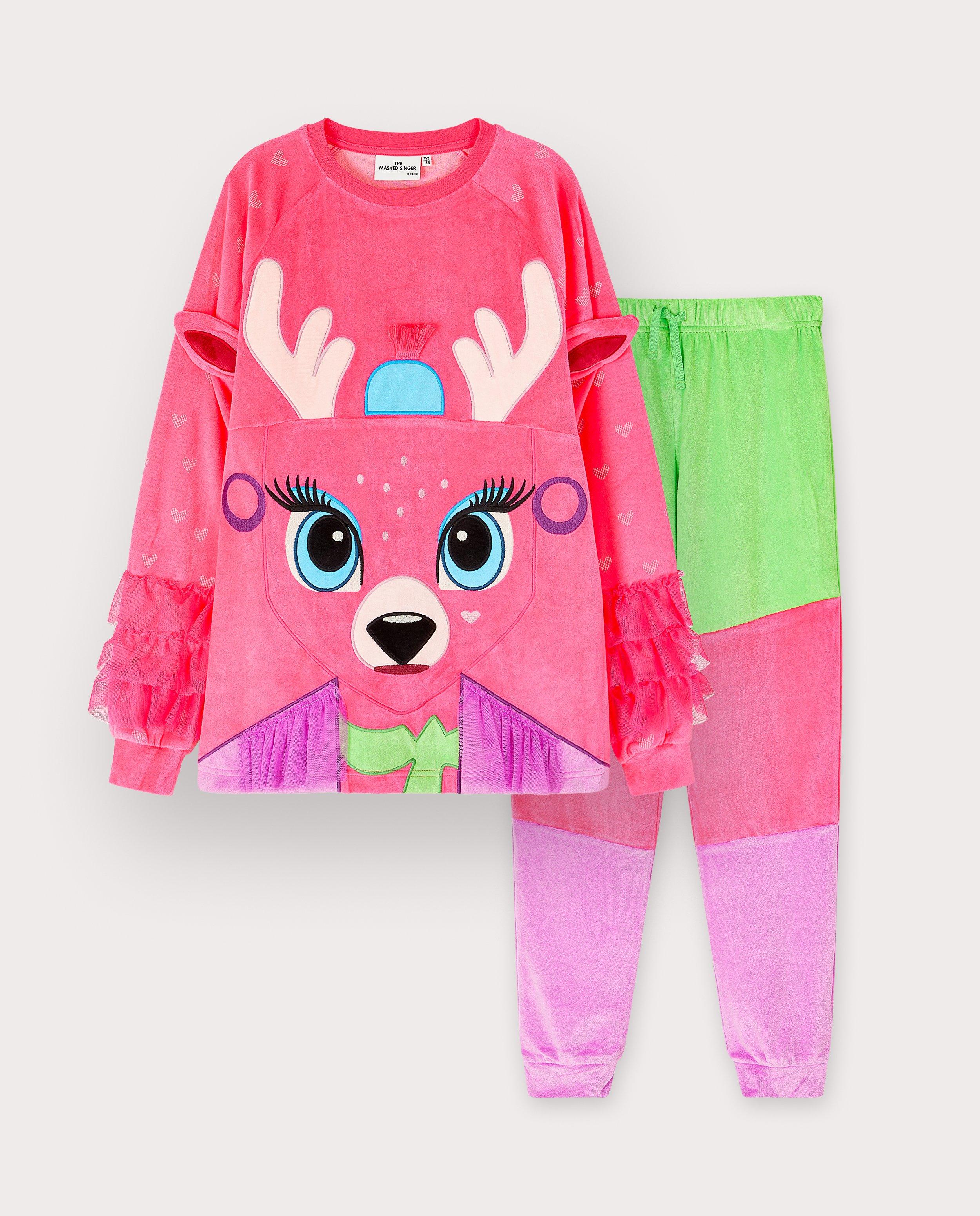 Fluwelen pyjama Bambi, 116-170 - Product Detail - roze - afbeelding nummer 6