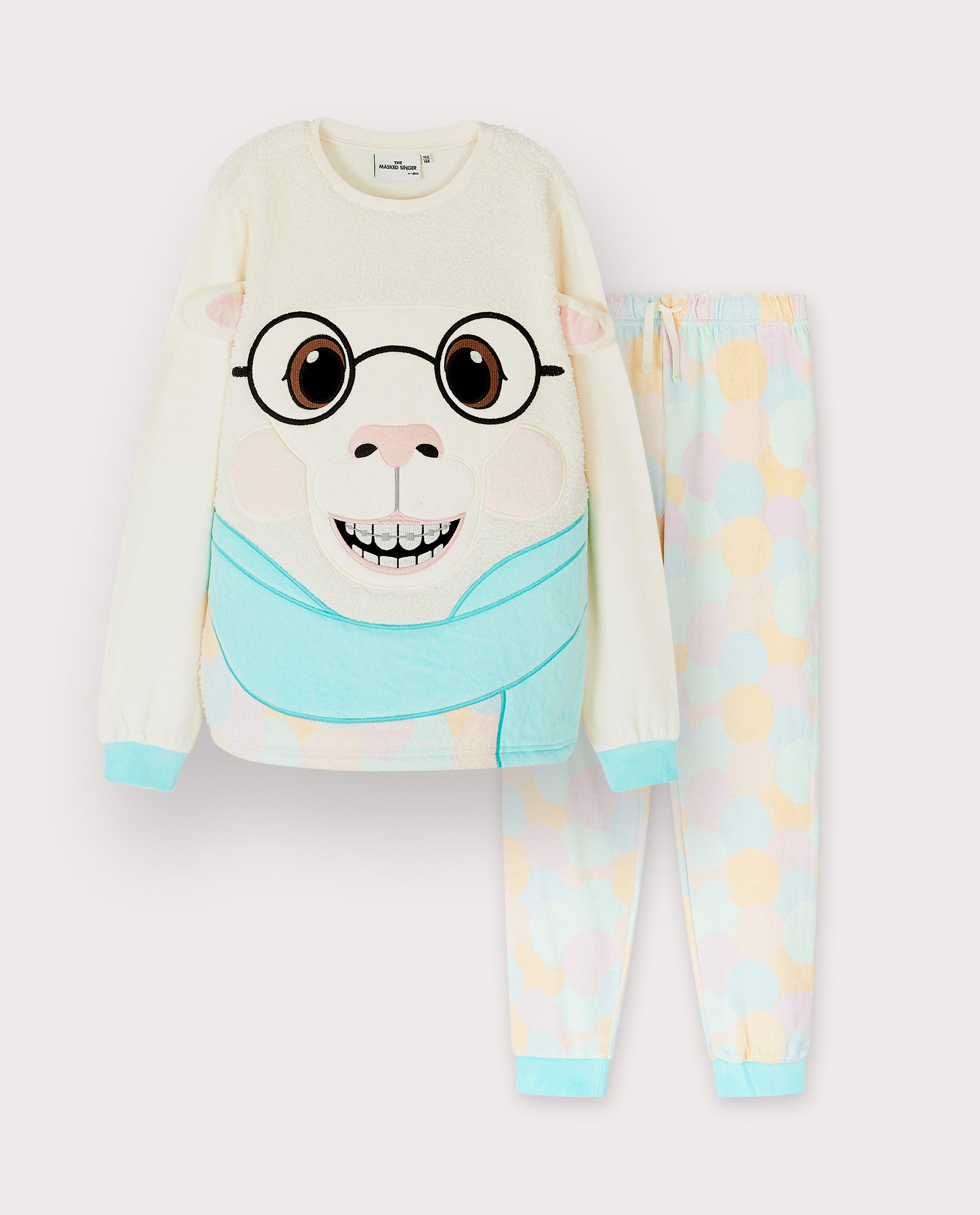 Teddy pyjama Schaapje, 116-170 - Product Detail - wit - afbeelding nummer 6