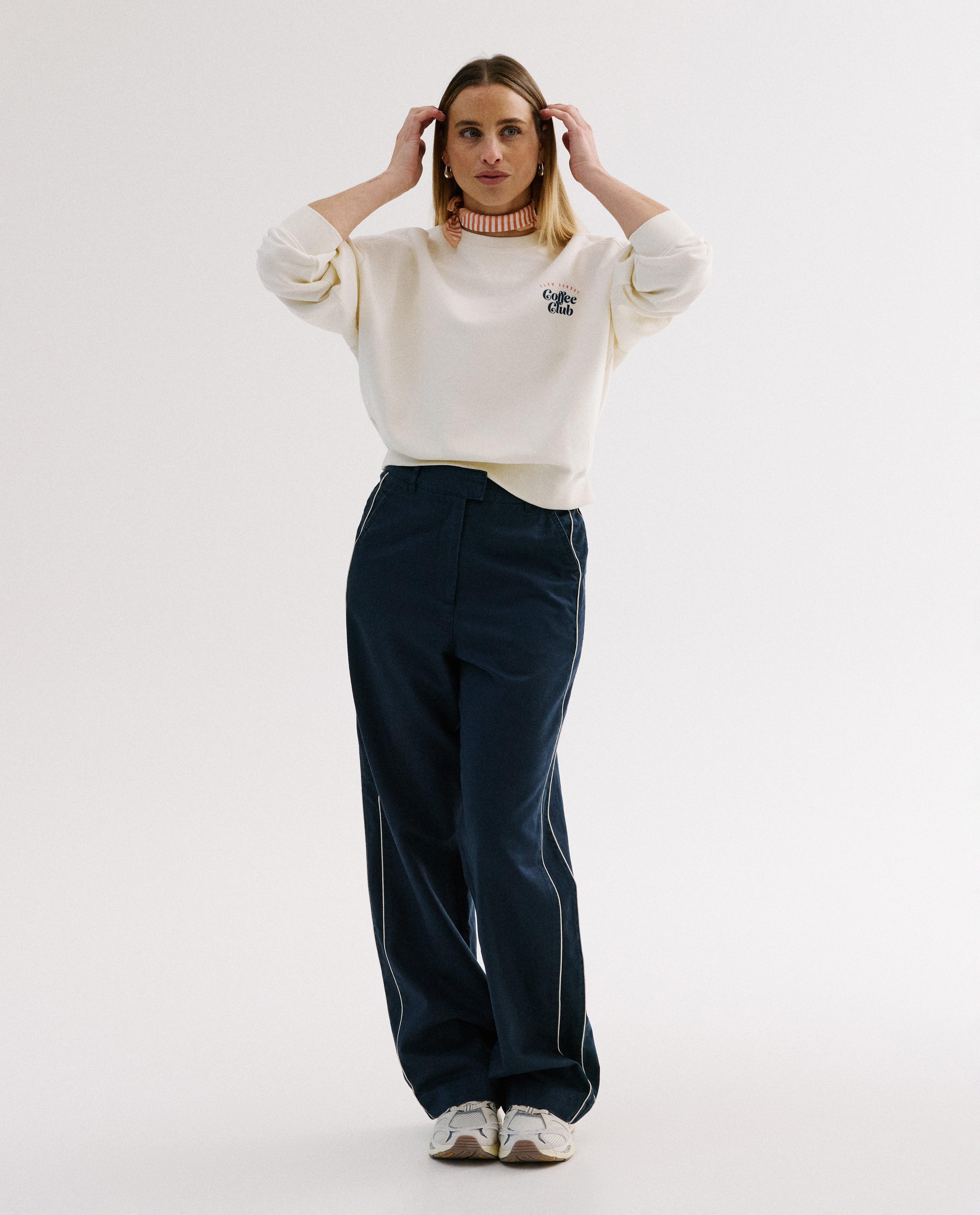 Sweater met backprint, oversized fit - Product Detail - wit - afbeelding nummer 2