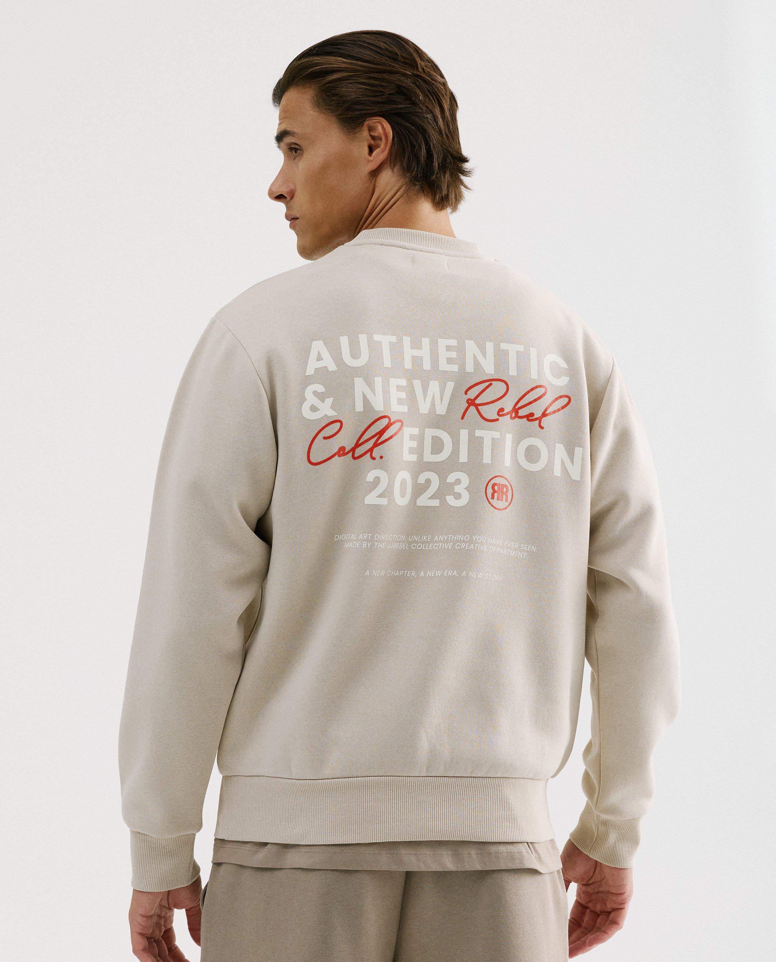 Sweater met backprint