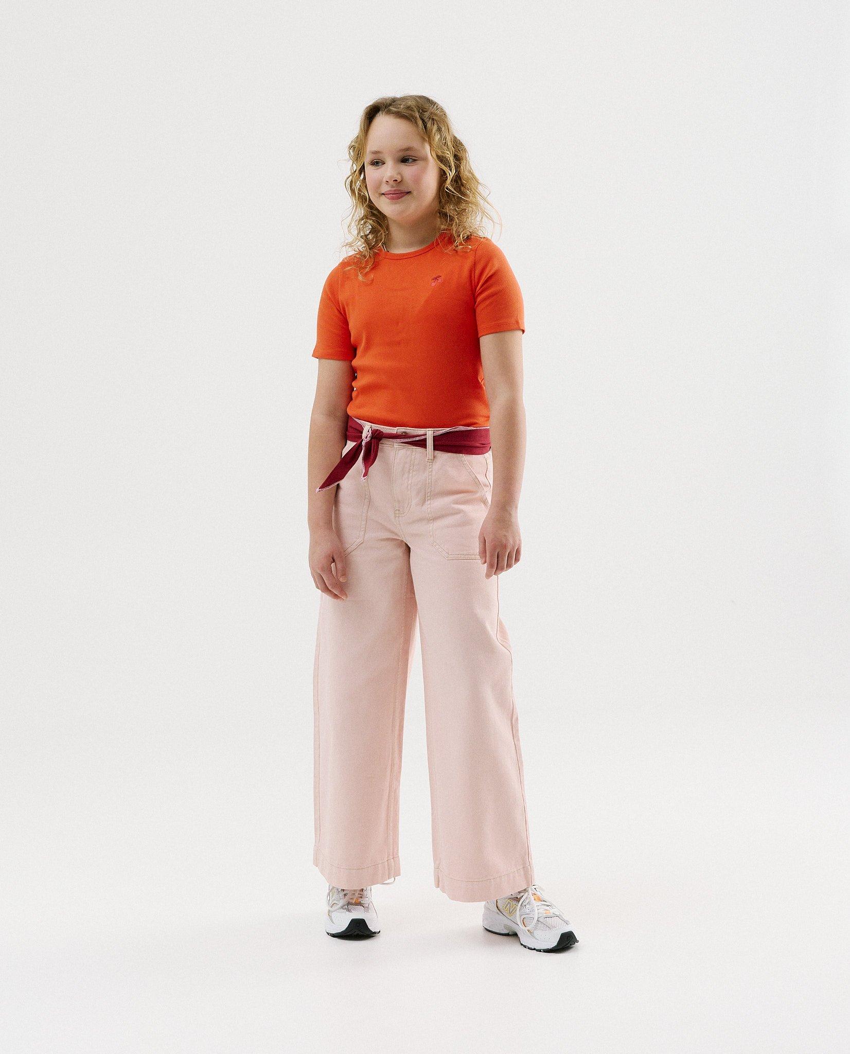 T-shirts - T-shirt met geborduurde kersen